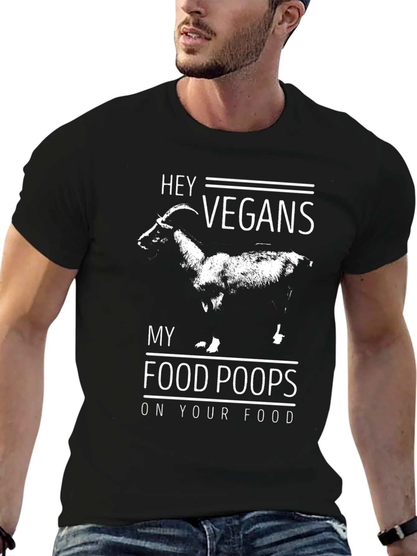 Hey Vegans My Food Poops On Your Food T-Shirt
