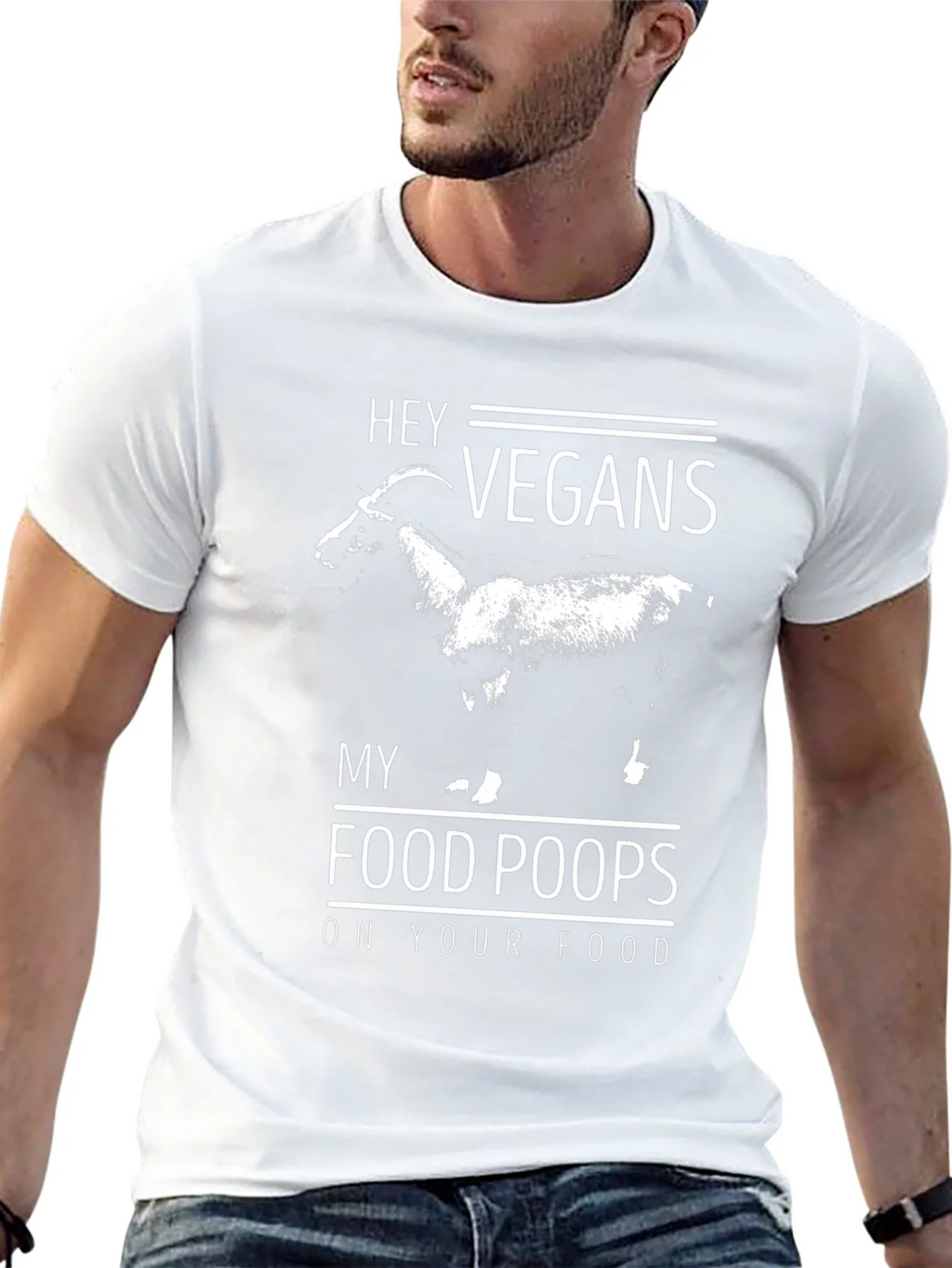 Hey Vegans My Food Poops On Your Food T-Shirt