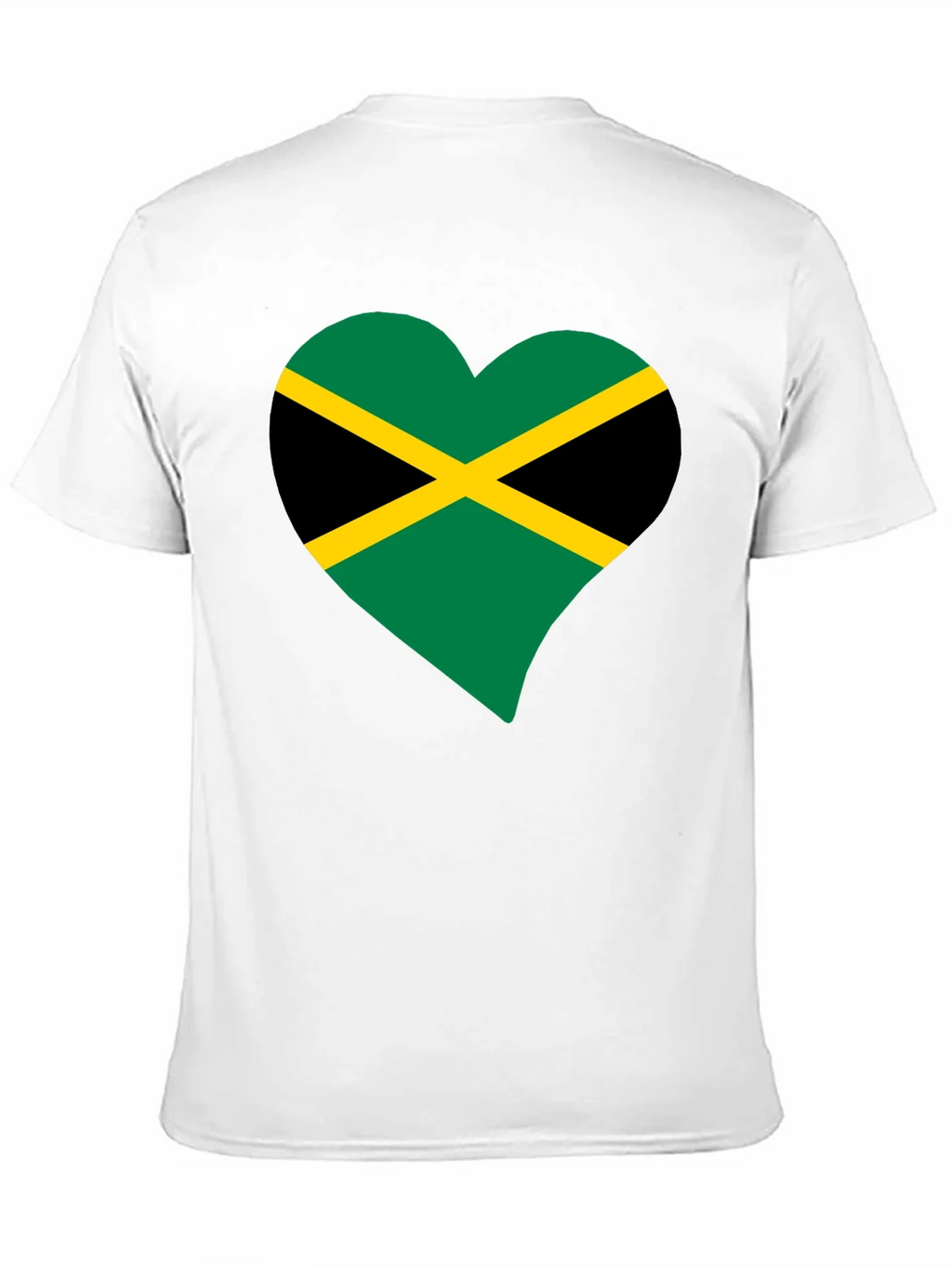 Jamaica Flag Heart T-Shirt