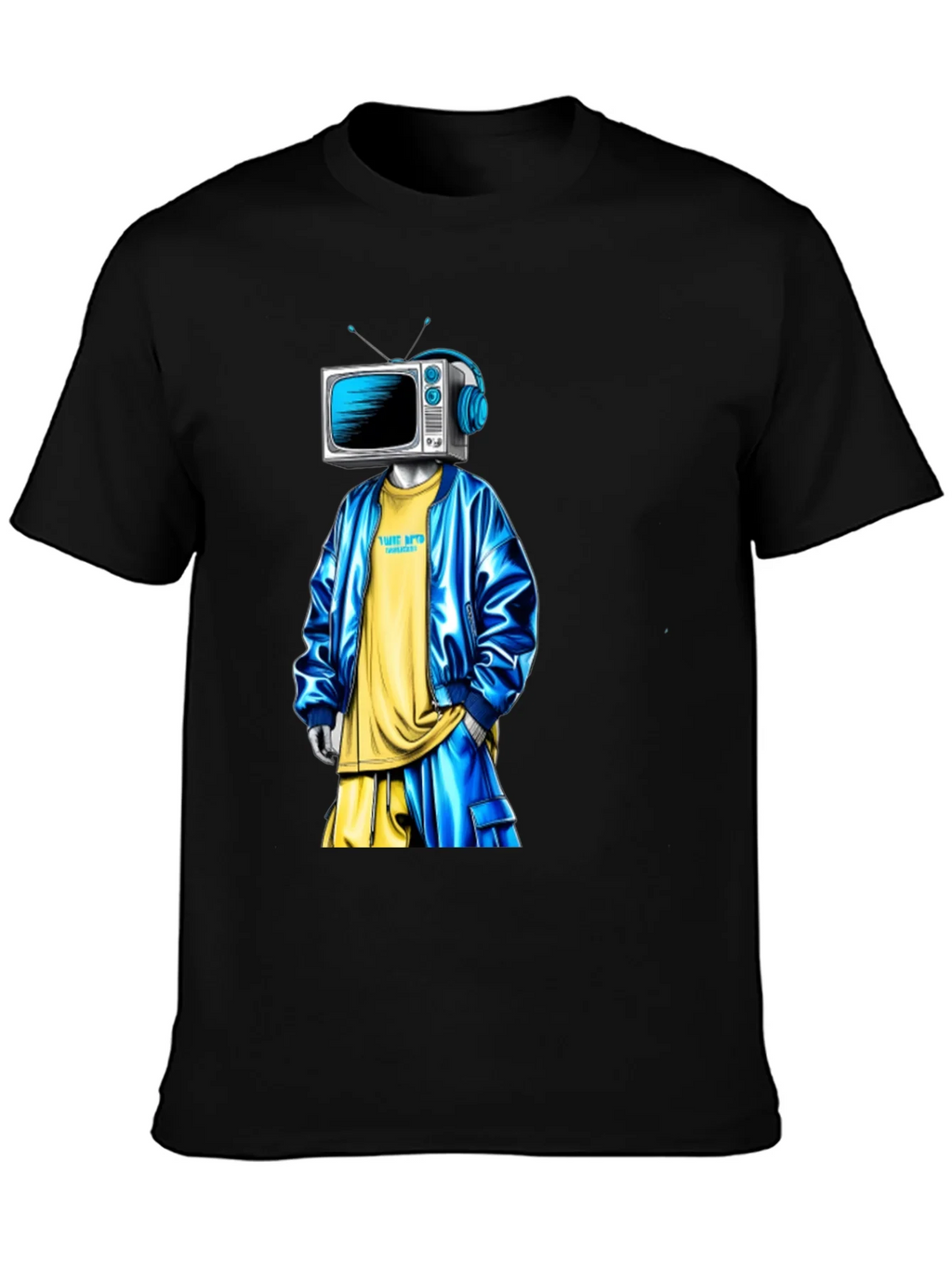 TV Head Graphic T-Shirt