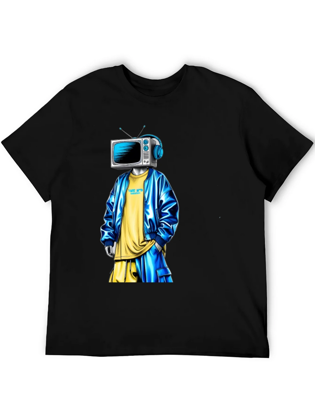 TV Head Graphic T-Shirt
