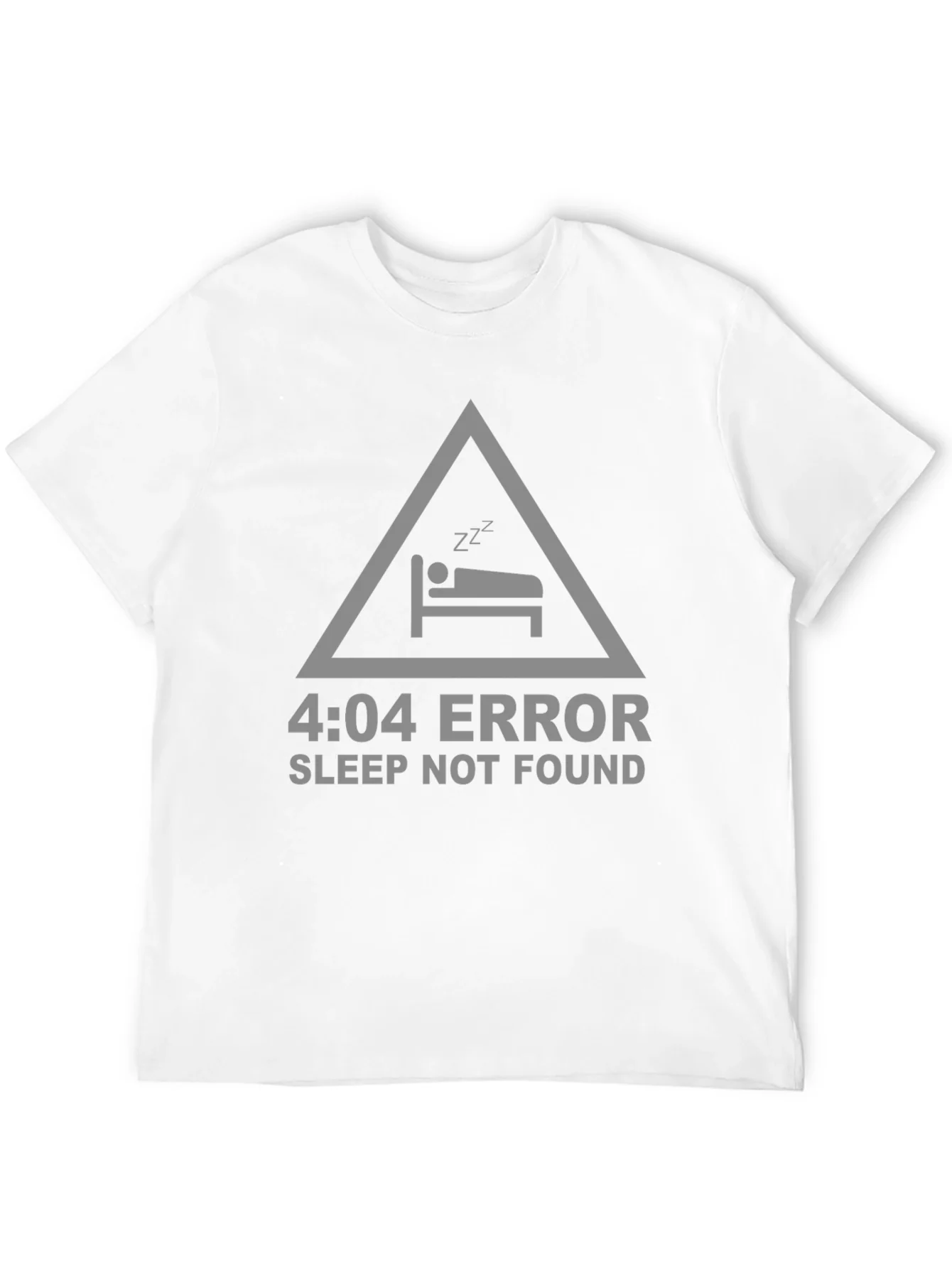 4:04 Error Sleep Not Found Black T-Shirt