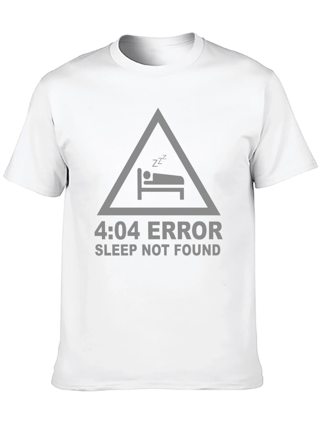 4:04 Error Sleep Not Found Black T-Shirt