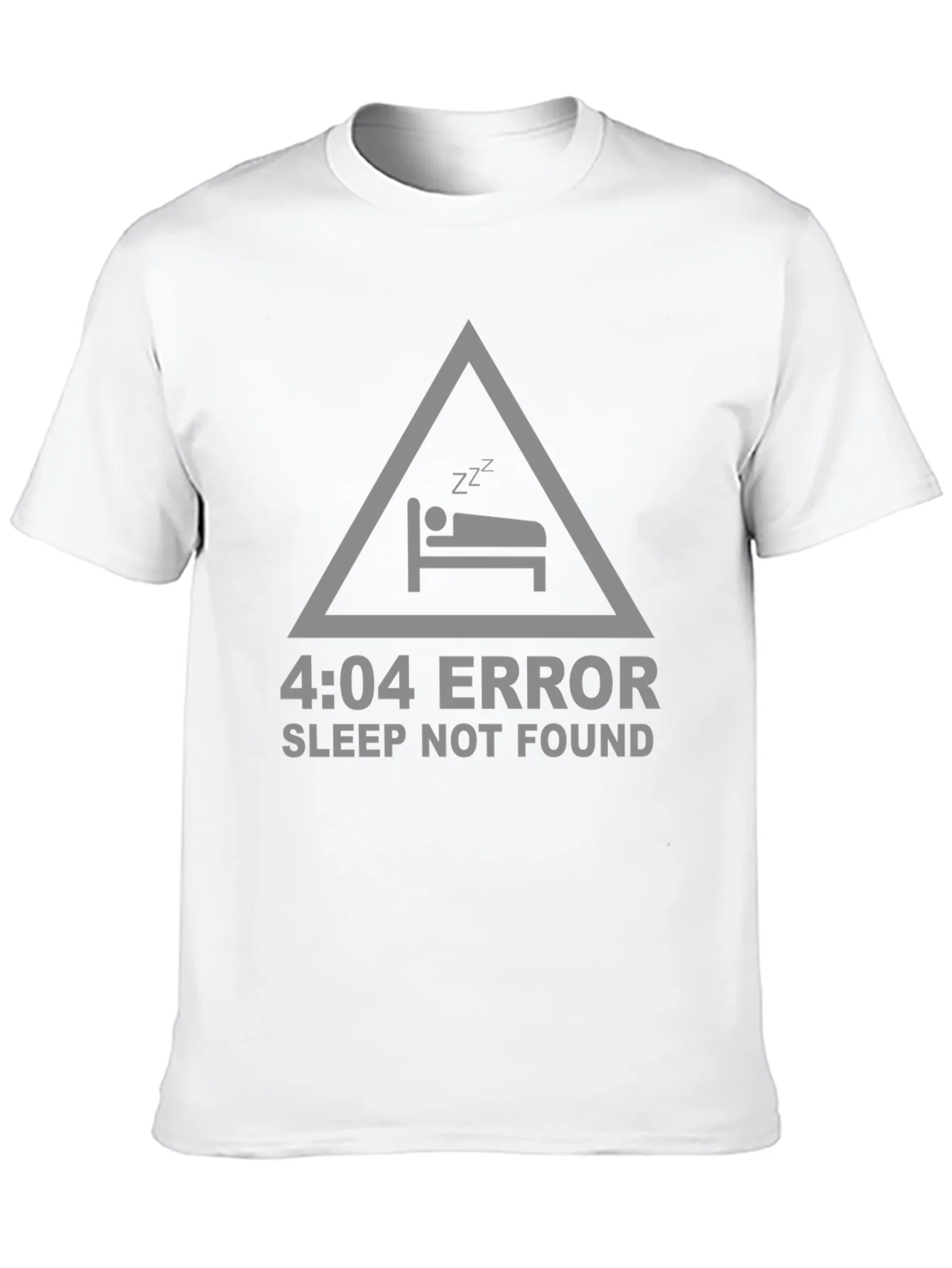 4:04 Error Sleep Not Found Black T-Shirt