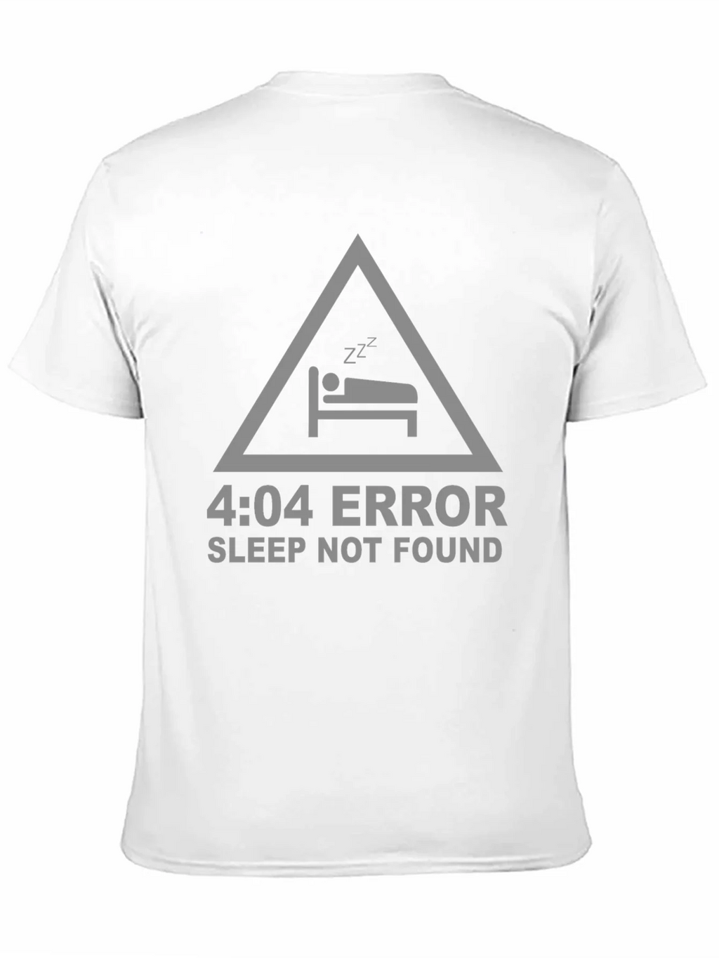 4:04 Error Sleep Not Found Black T-Shirt