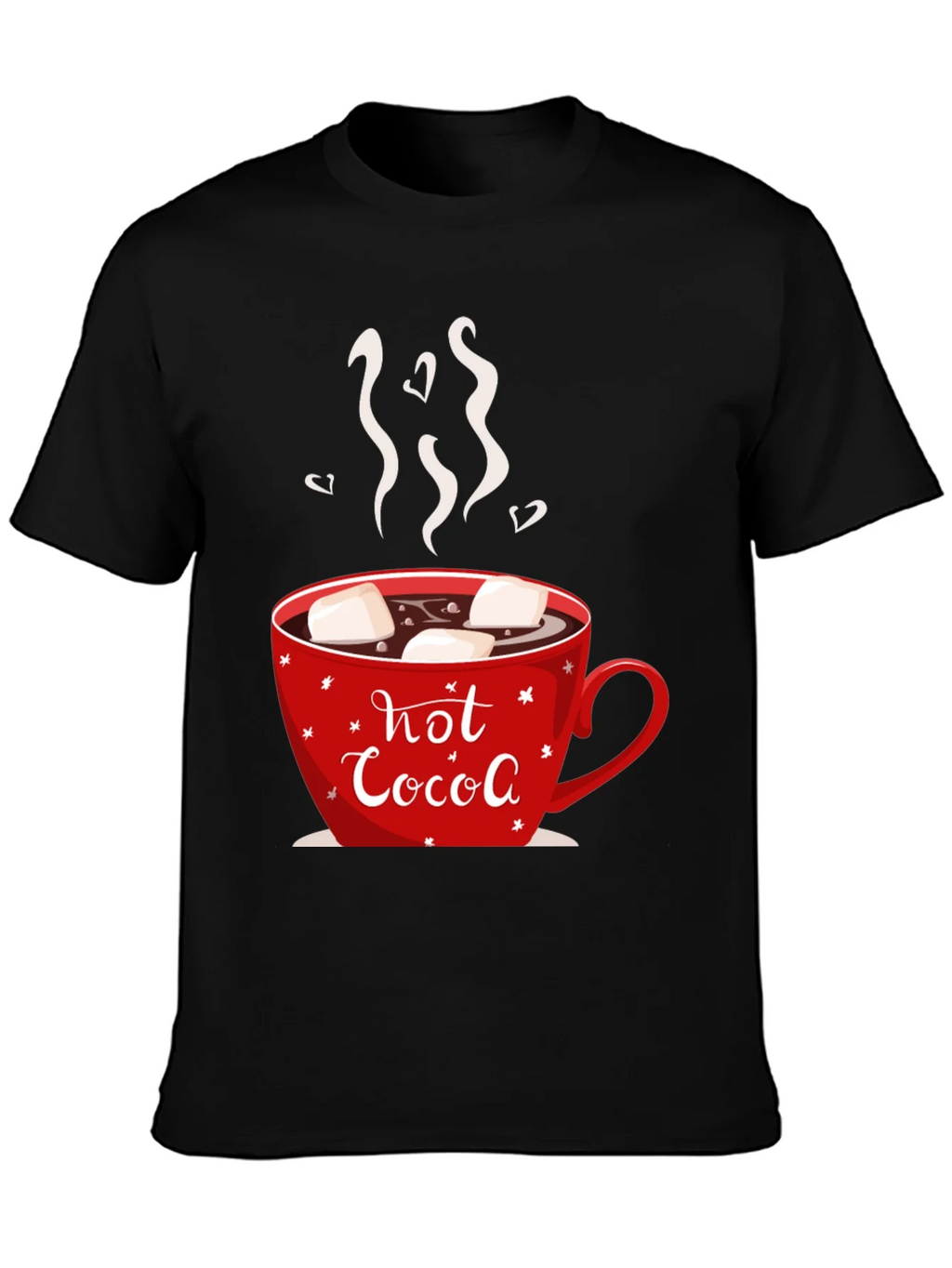 Hot Cocoa Graphic Tee - Cozy Winter Shirt