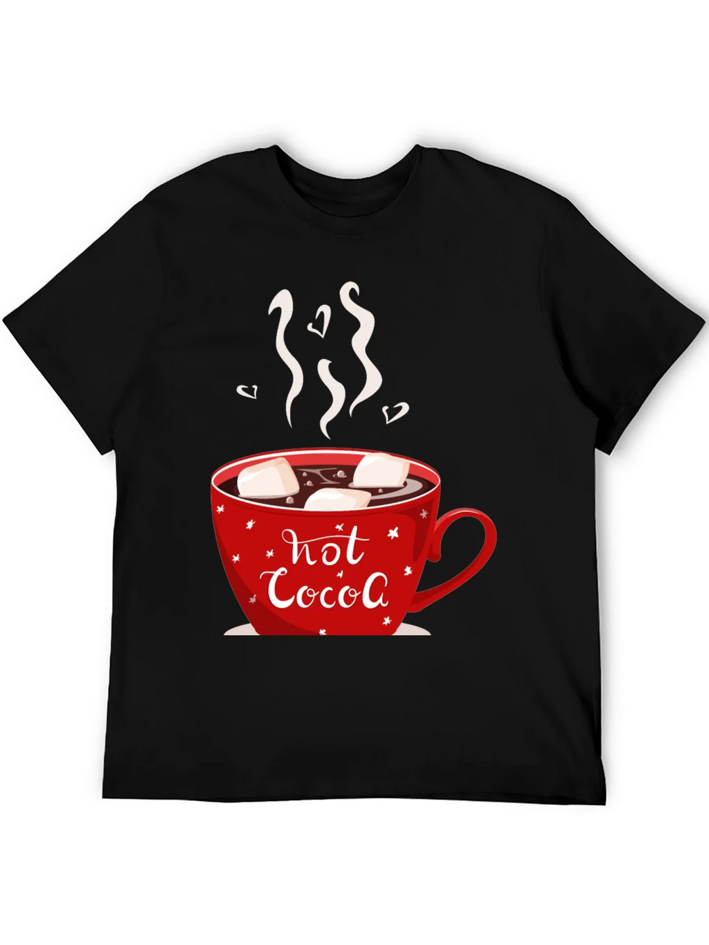 Hot Cocoa Graphic Tee - Cozy Winter Shirt