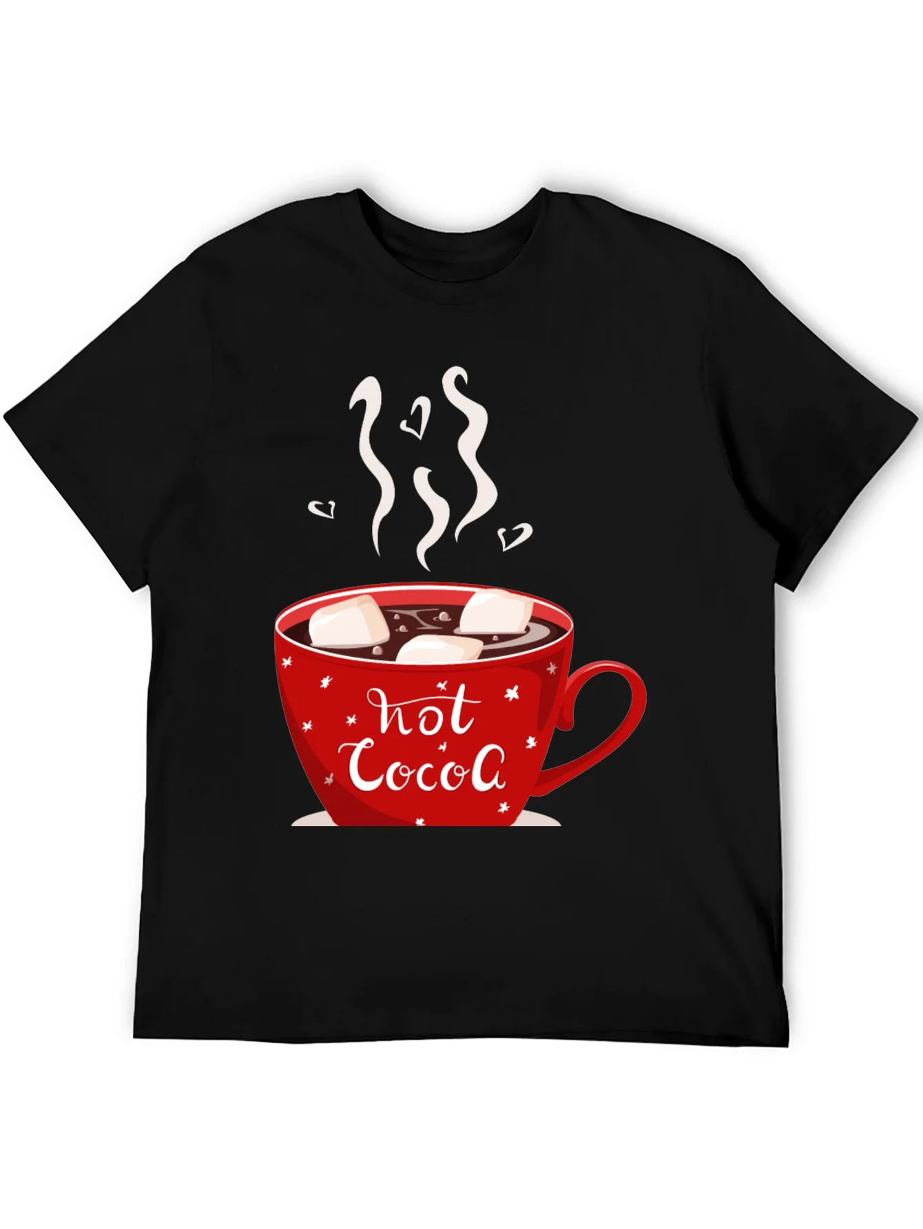 Hot Cocoa Graphic Tee - Cozy Winter Shirt