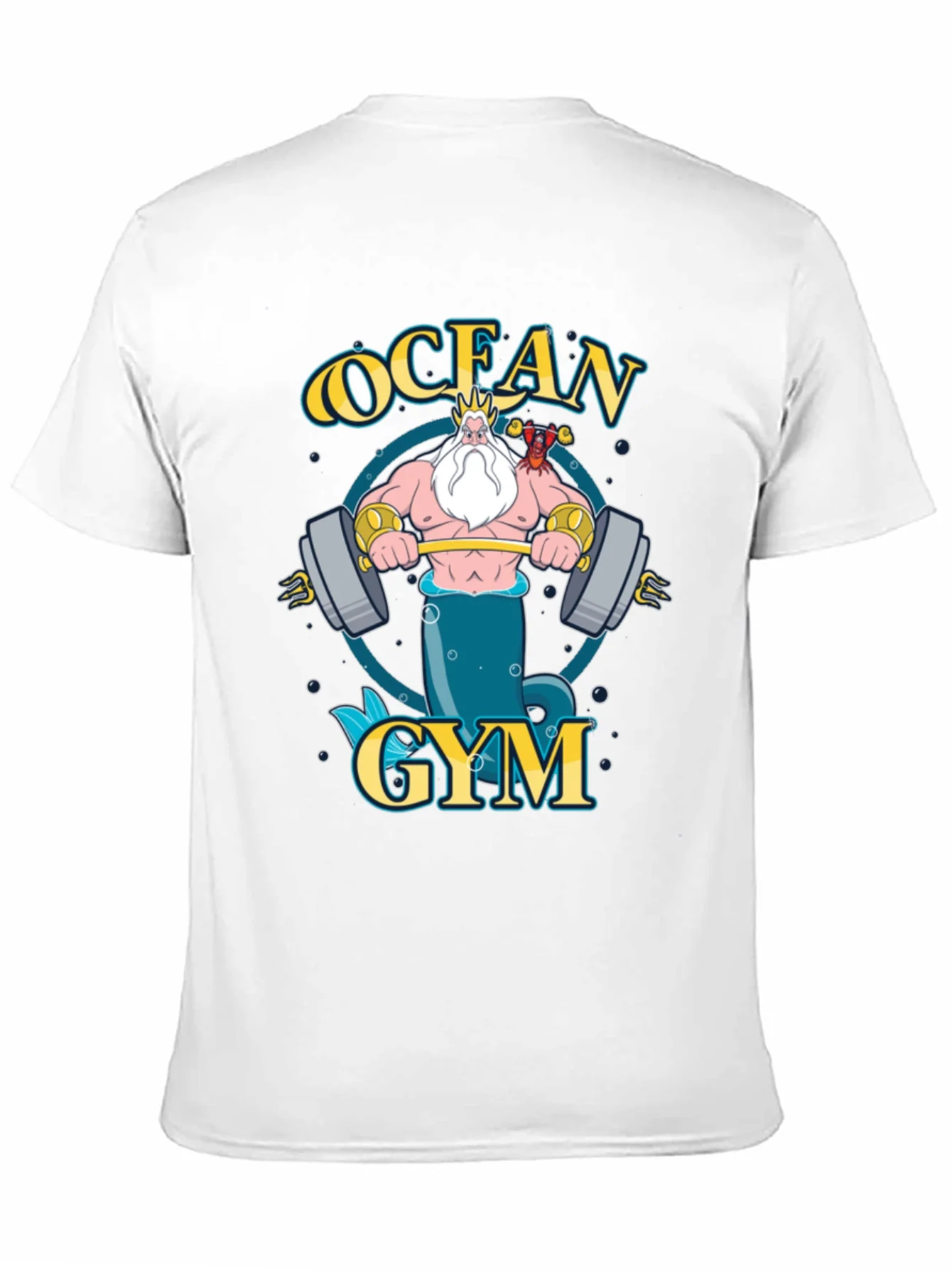 Ocean Gym T-Shirt - Triton Weightlifting Design