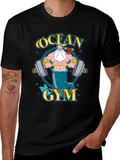 Ocean Gym T-Shirt - Triton Weightlifting Design