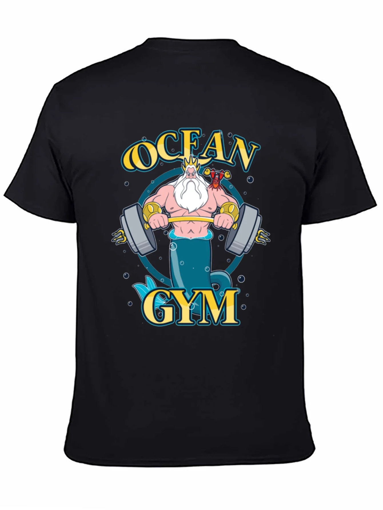 Ocean Gym T-Shirt - Triton Weightlifting Design