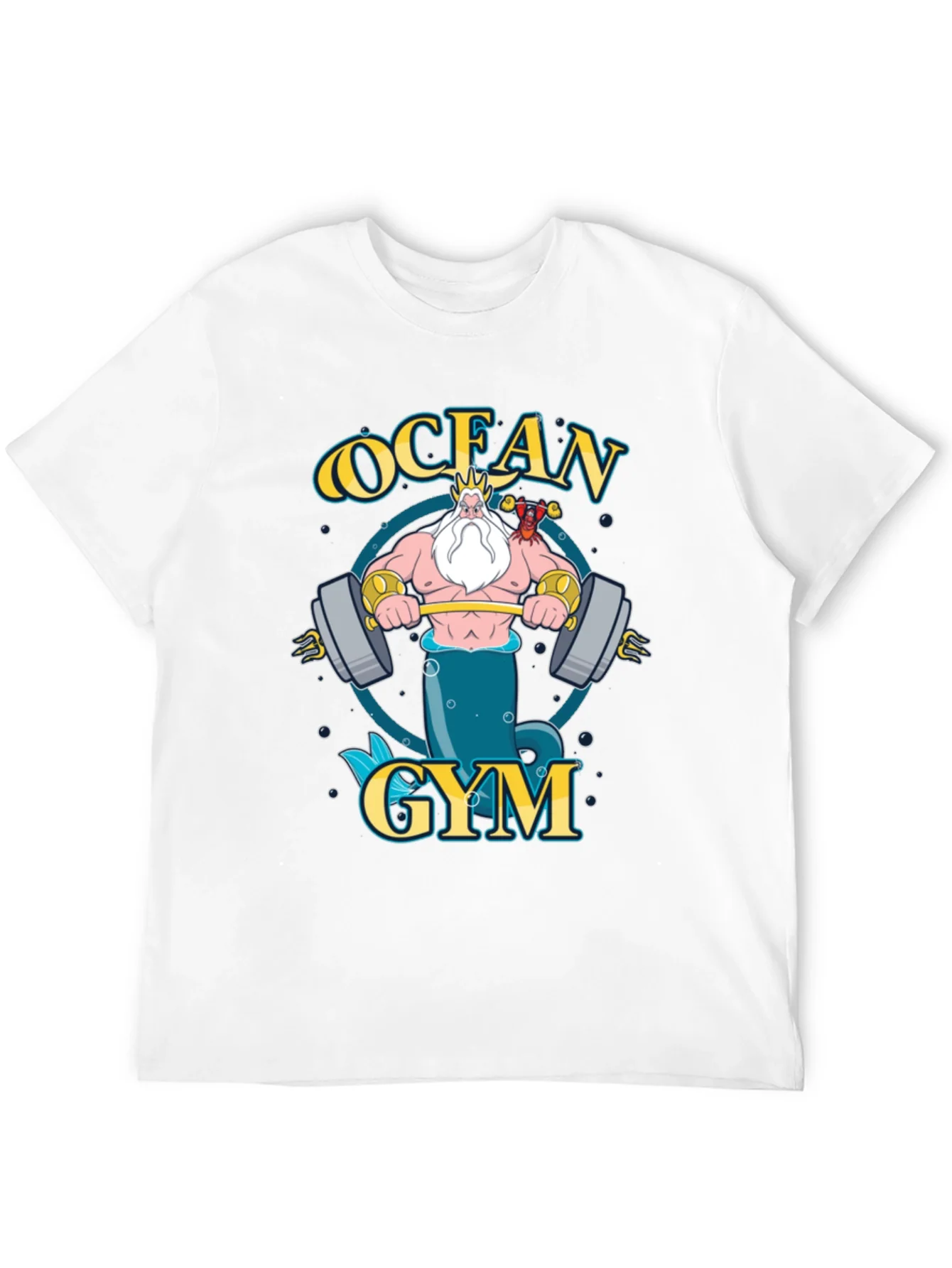 Ocean Gym T-Shirt - Triton Weightlifting Design