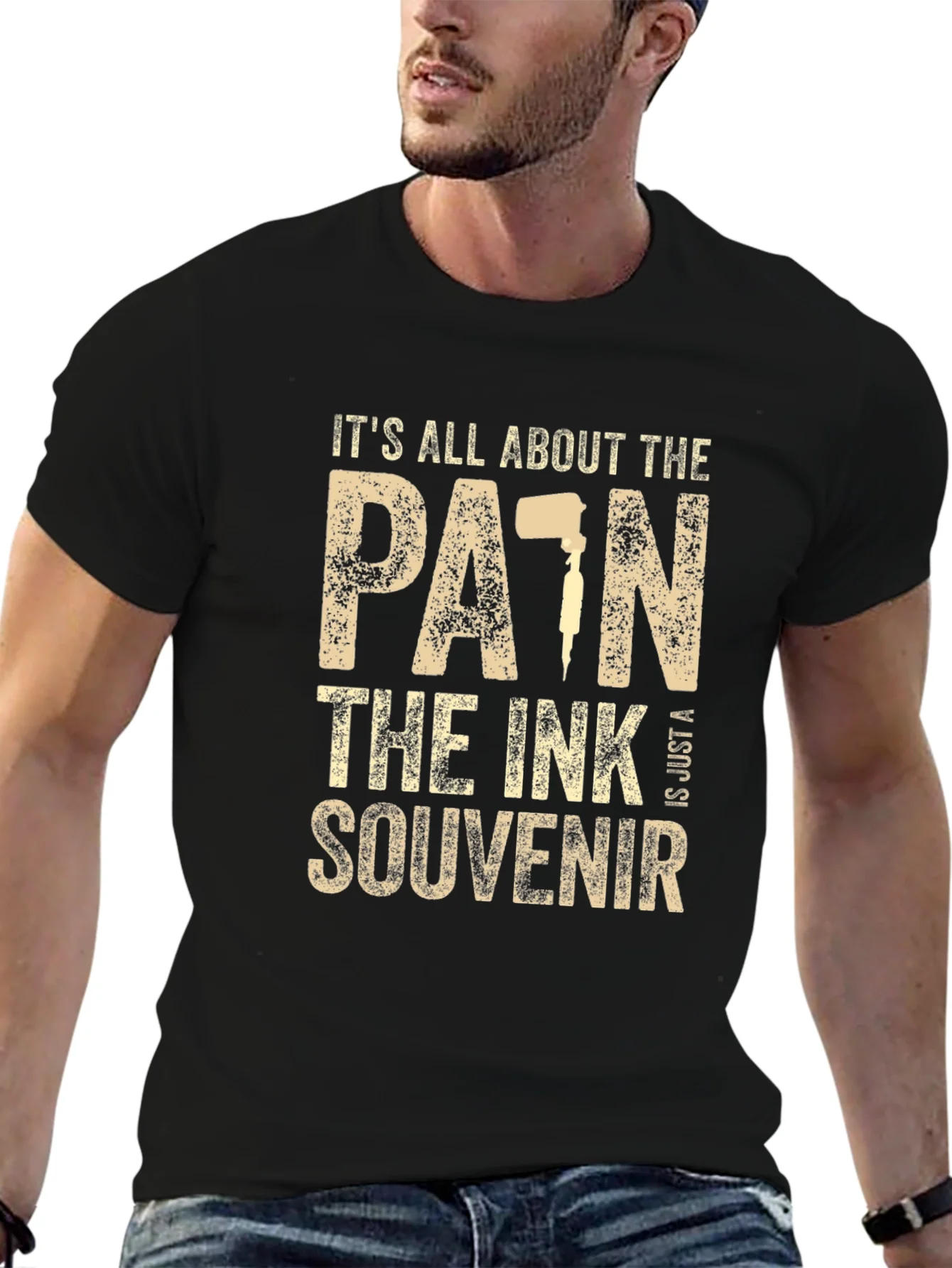 Tattoo Lovers Tee: Pain Ink Souvenir