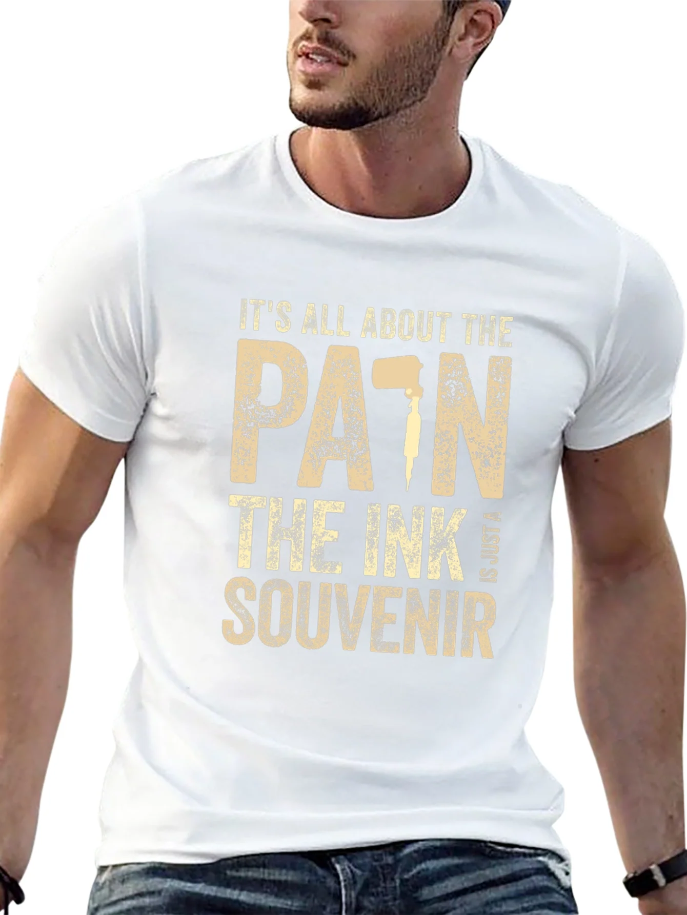 Tattoo Lovers Tee: Pain Ink Souvenir