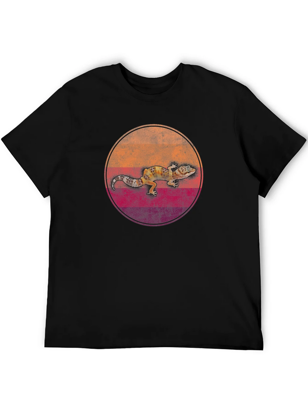 Gecko Graphic Tee - Retro Style