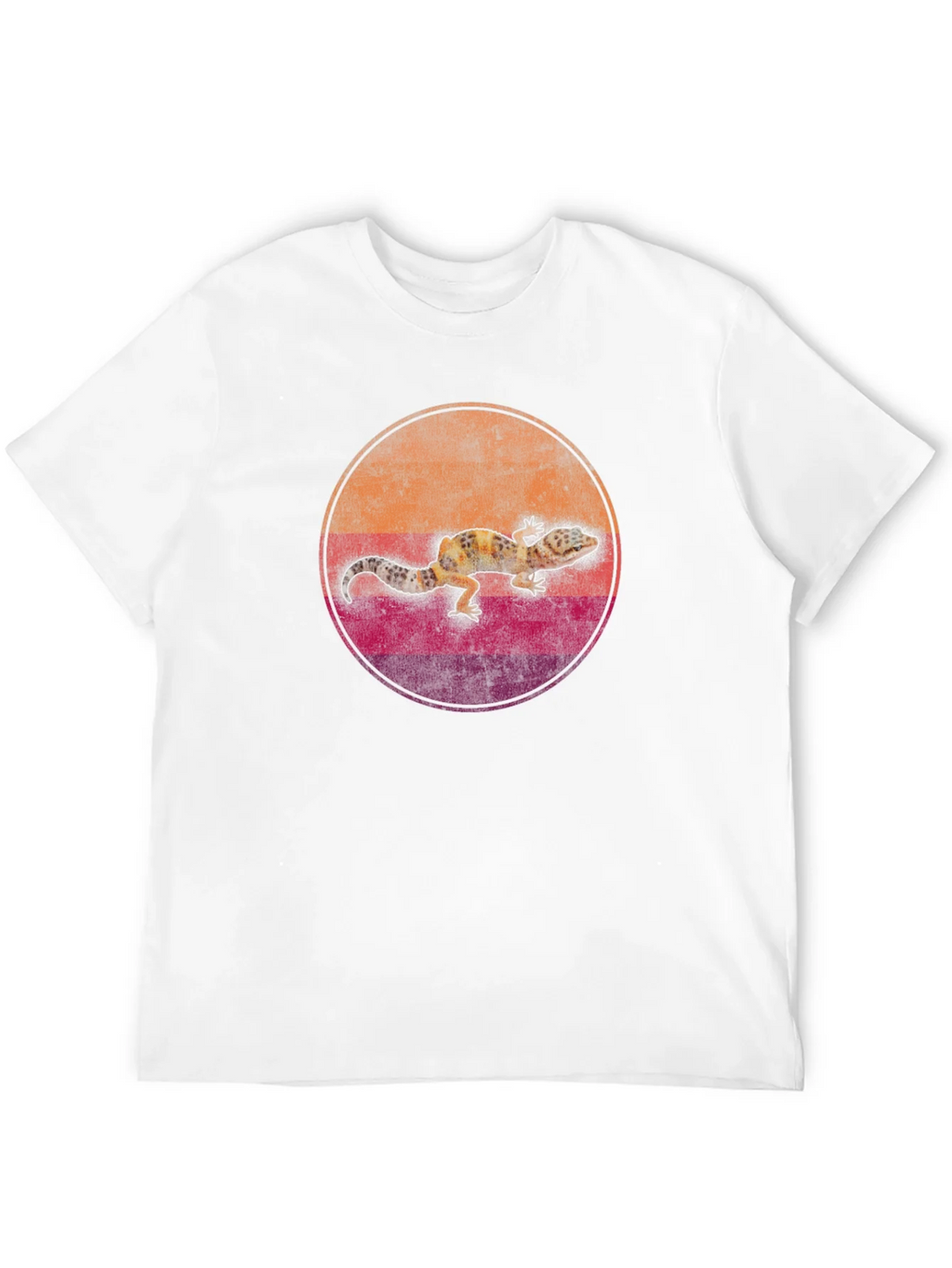 Gecko Graphic Tee - Retro Style