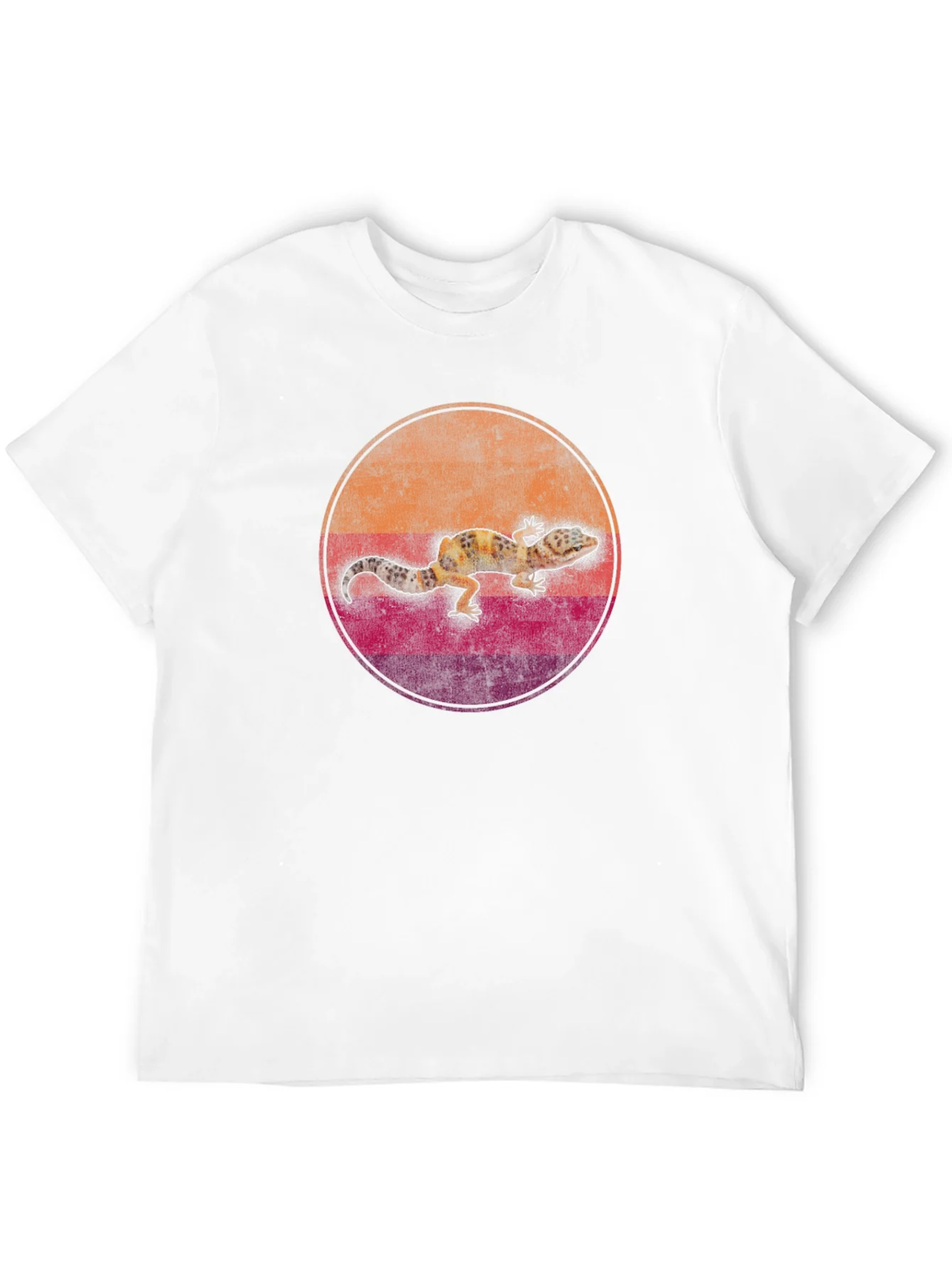 Gecko Graphic Tee - Retro Style