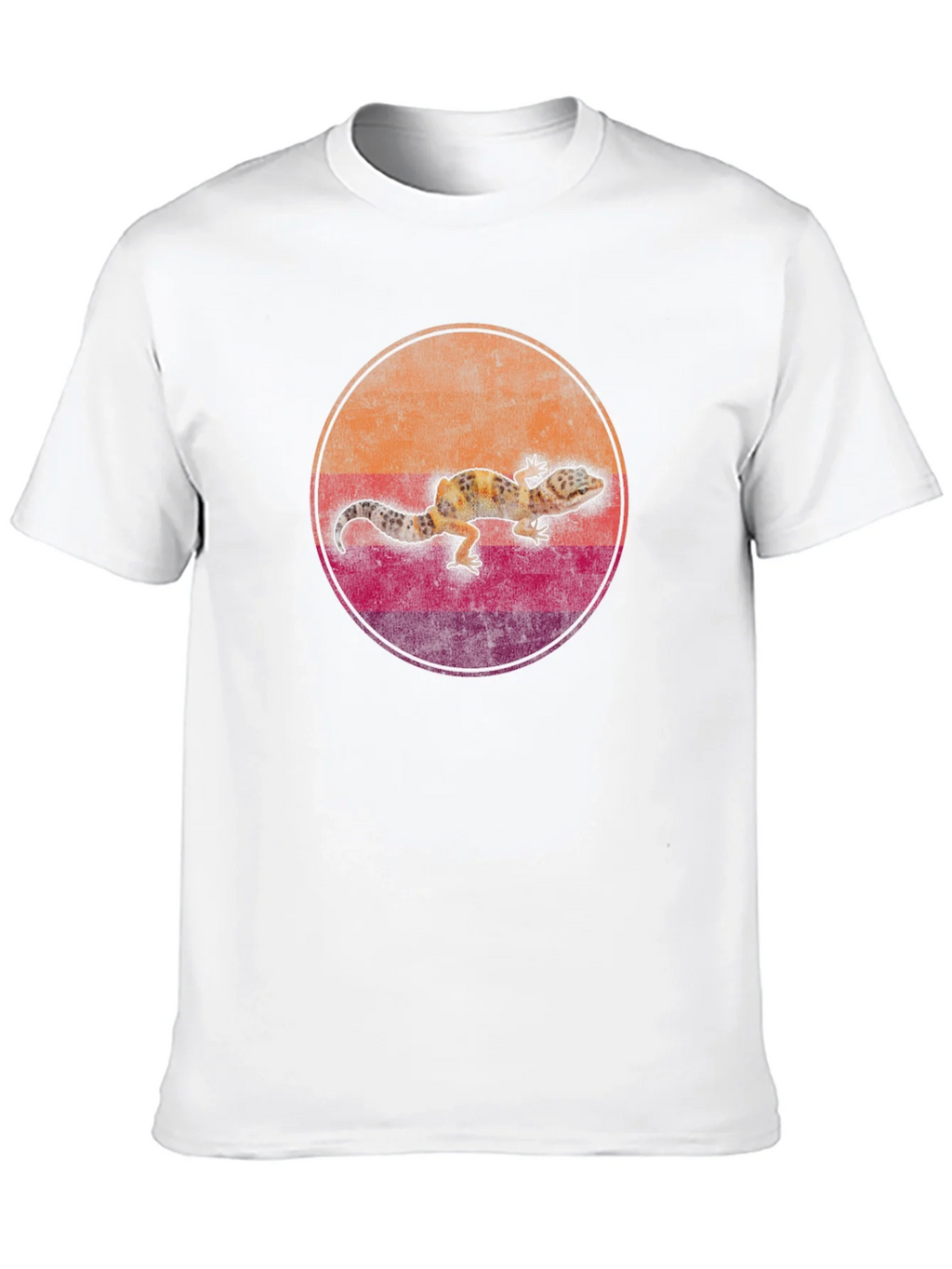 Gecko Graphic Tee - Retro Style