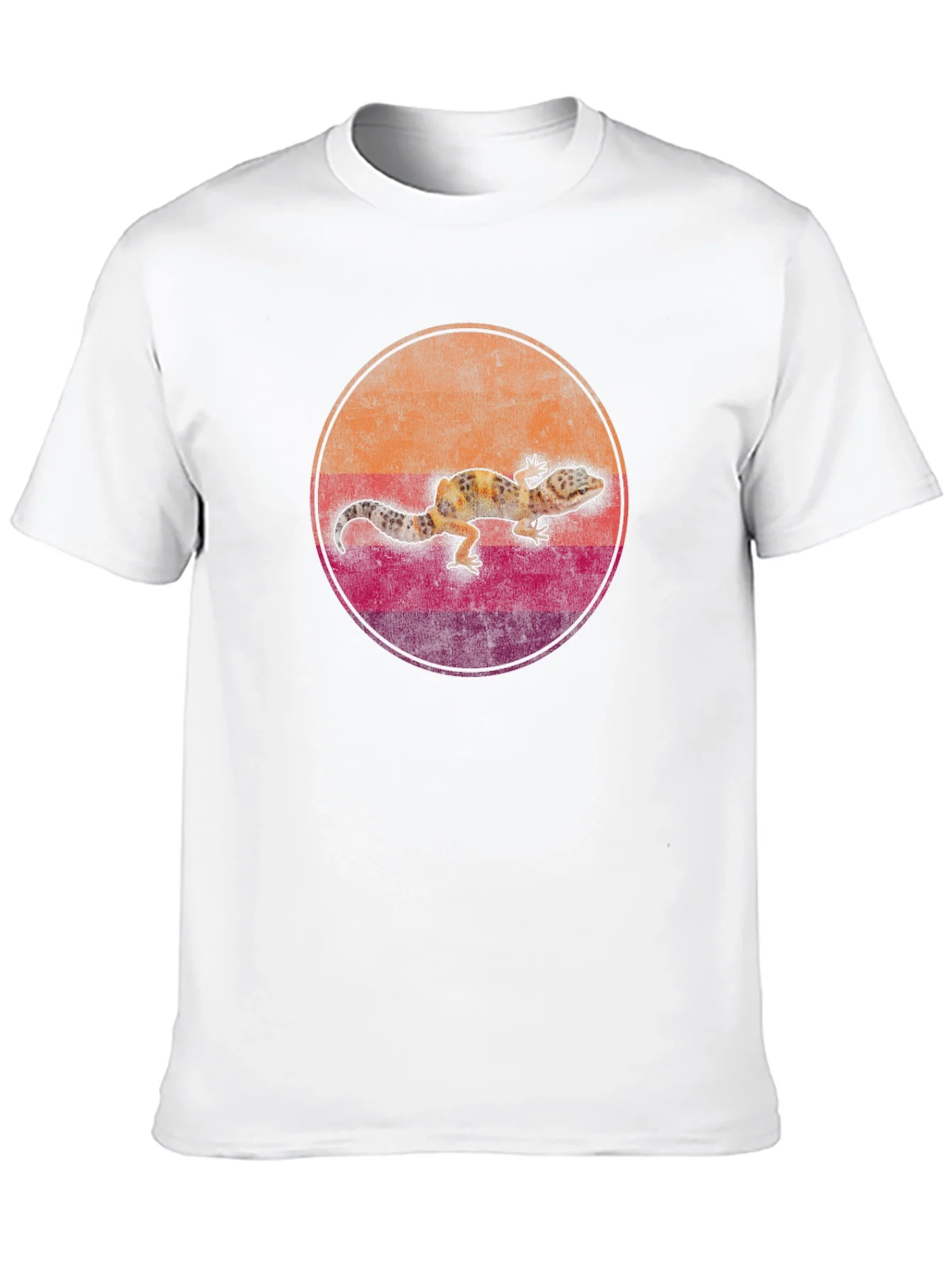 Gecko Graphic Tee - Retro Style