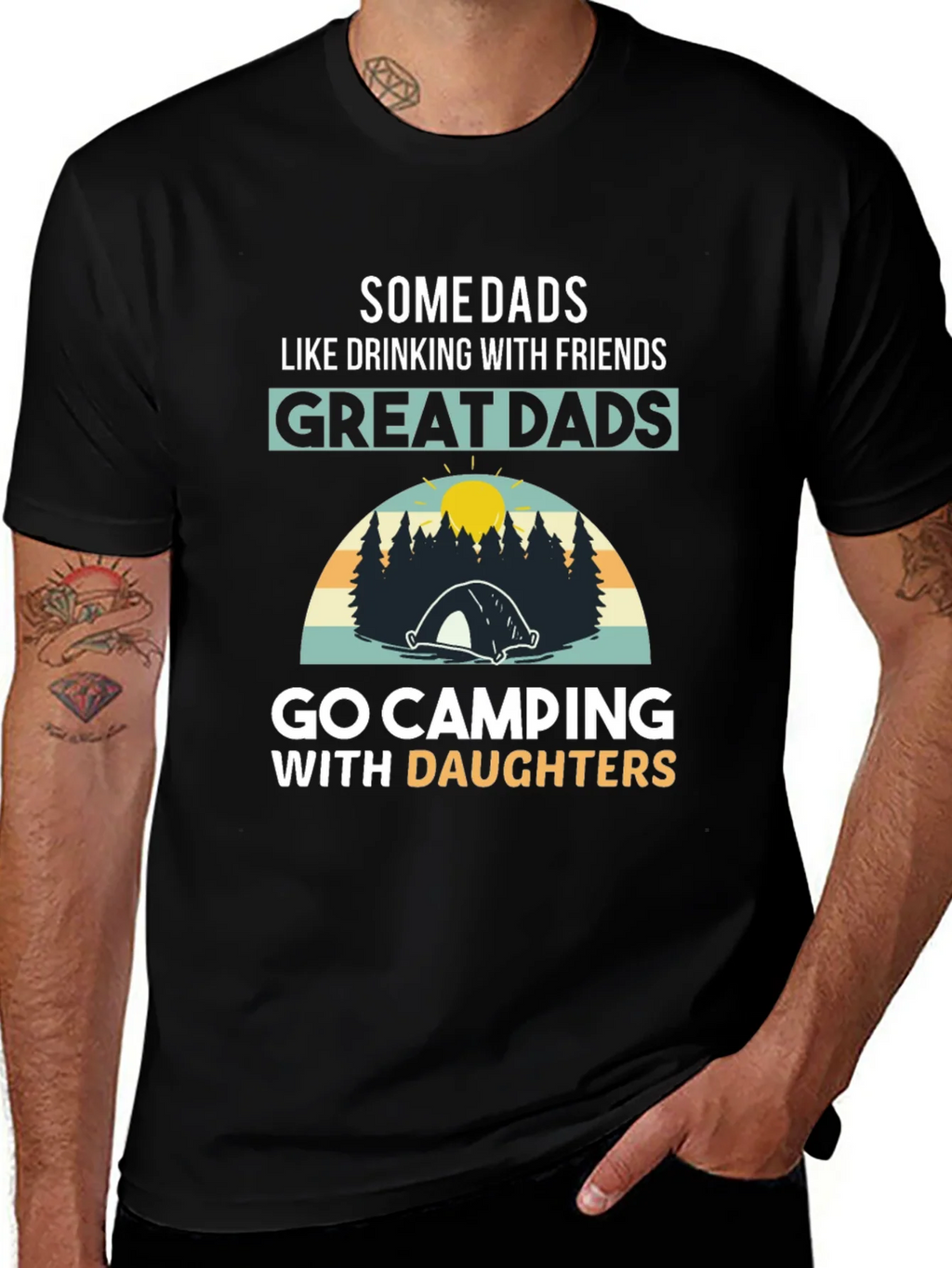 Great Dads Camping T-Shirt