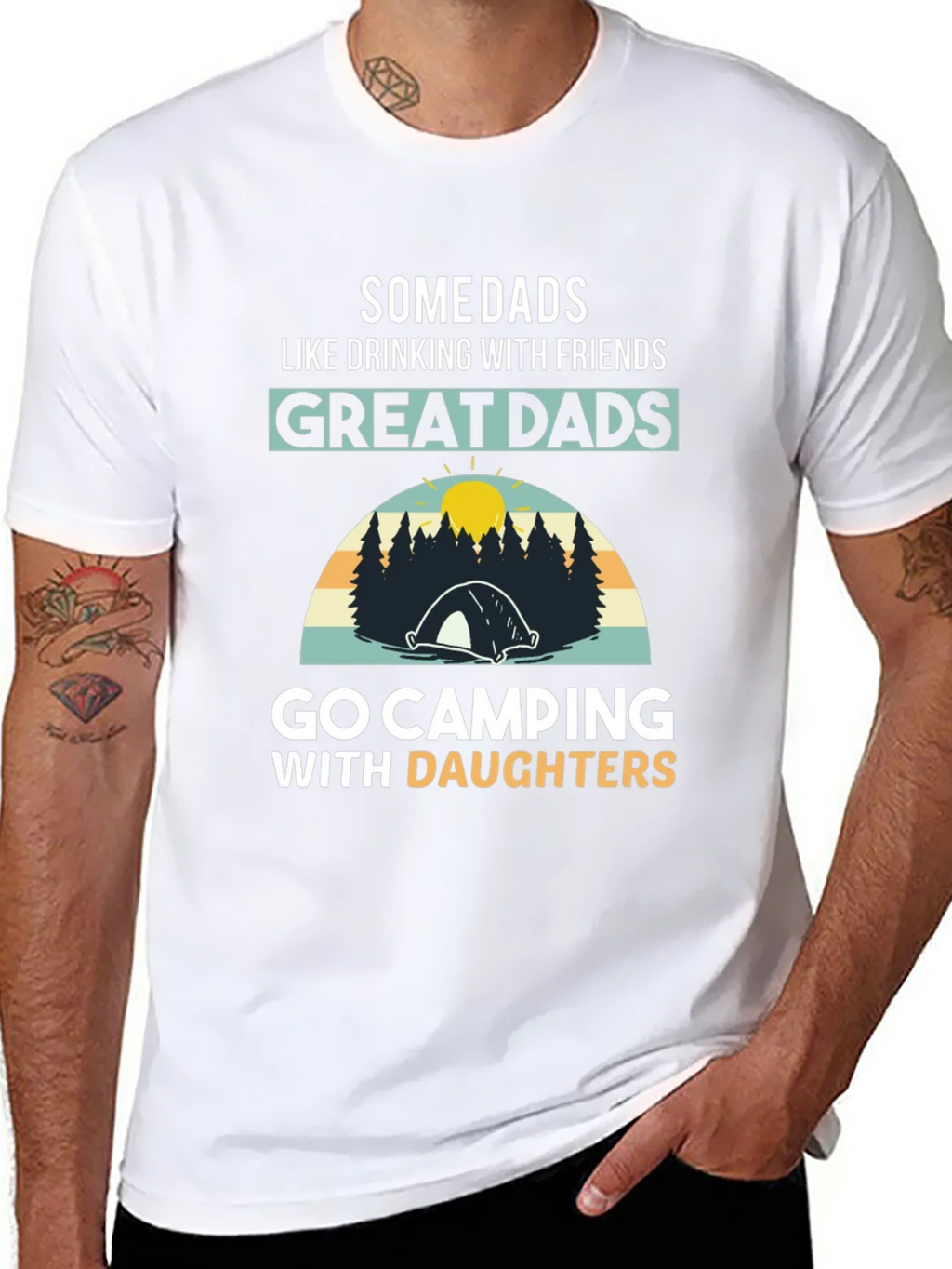 Great Dads Camping T-Shirt