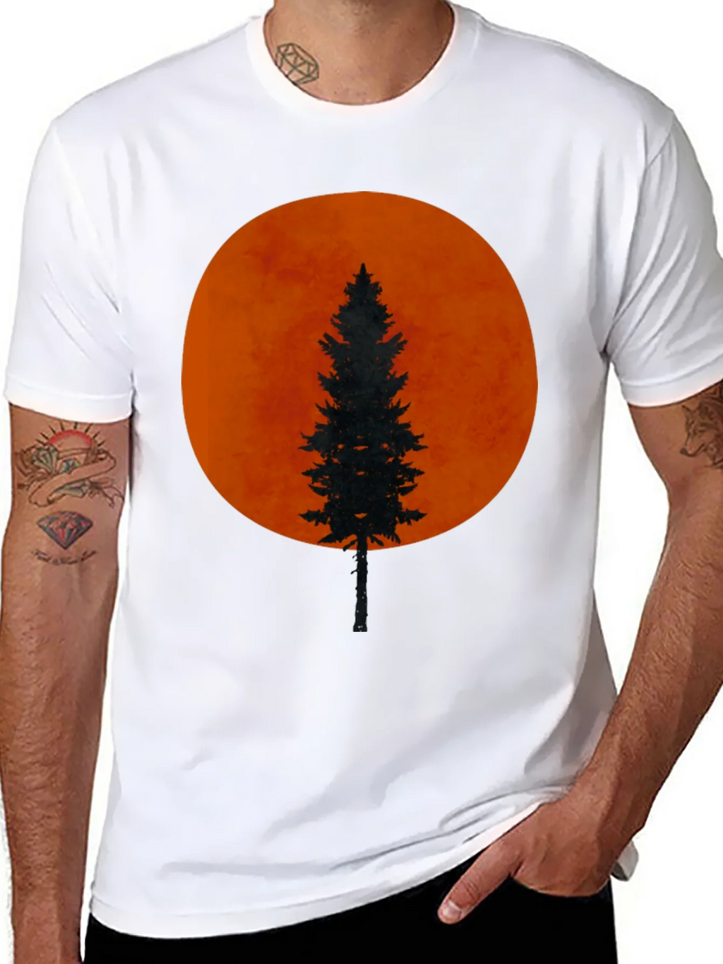 Silhouette Tree Black T-Shirt