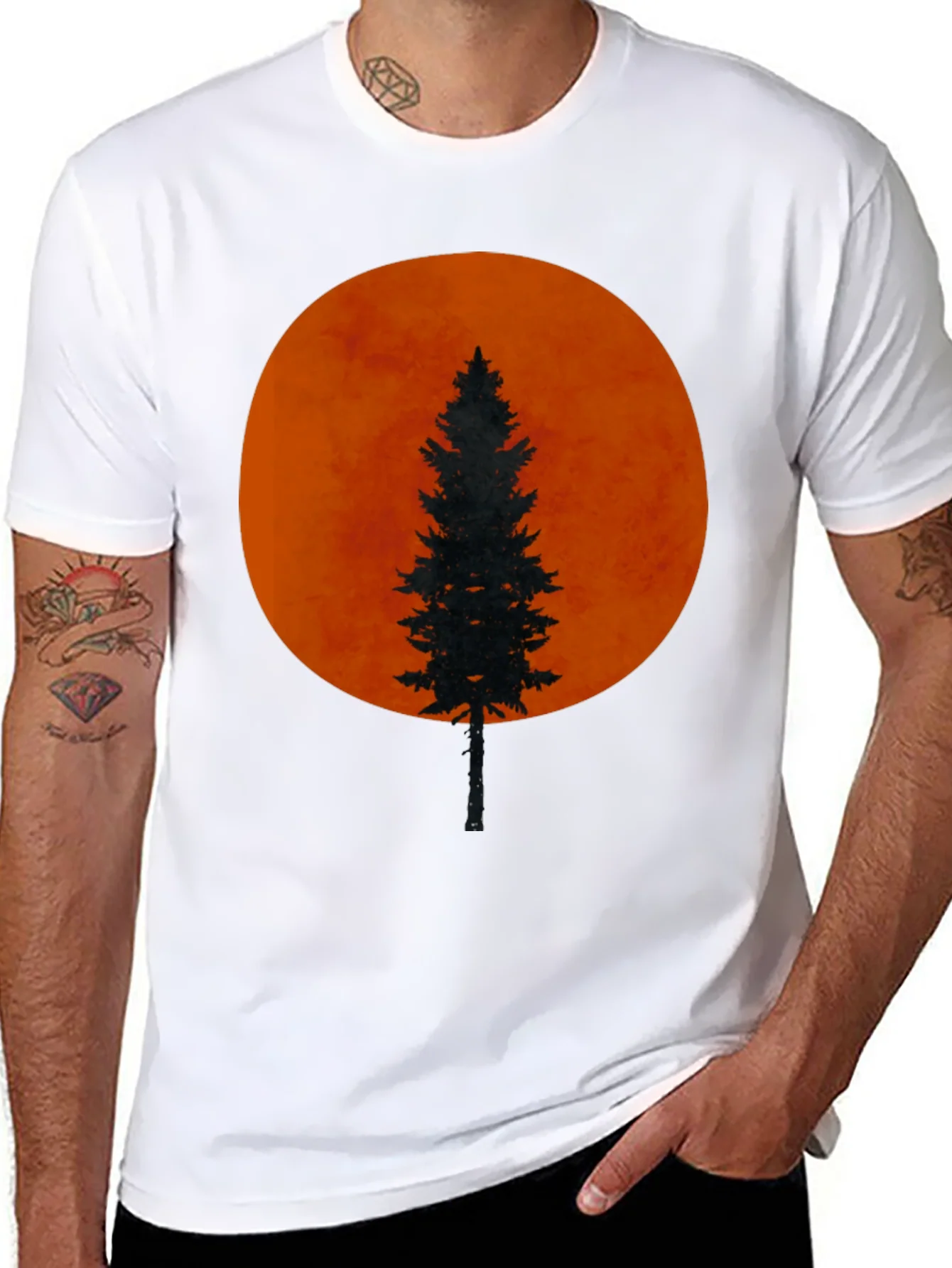 Silhouette Tree Black T-Shirt