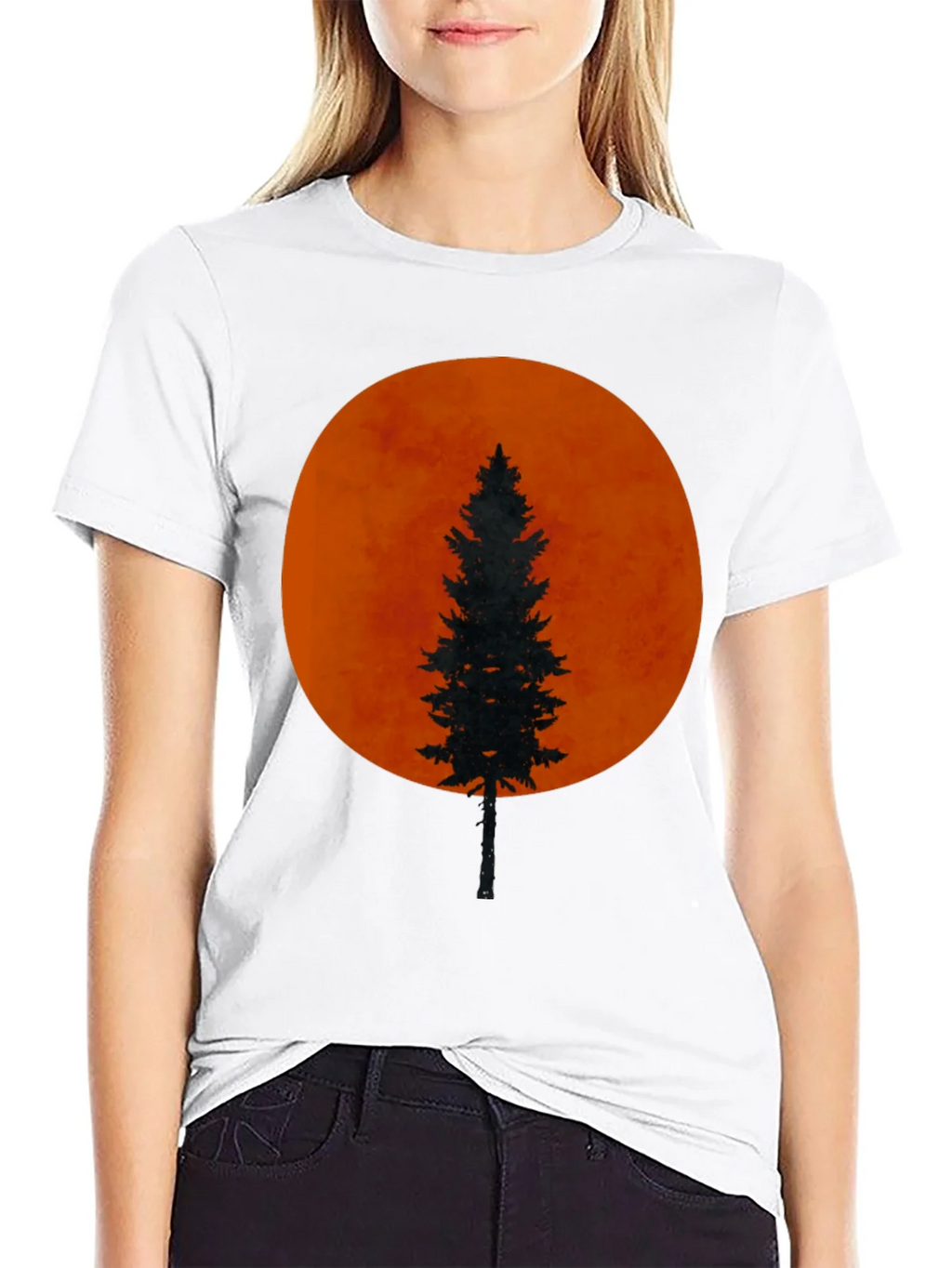 Silhouette Tree Black T-Shirt