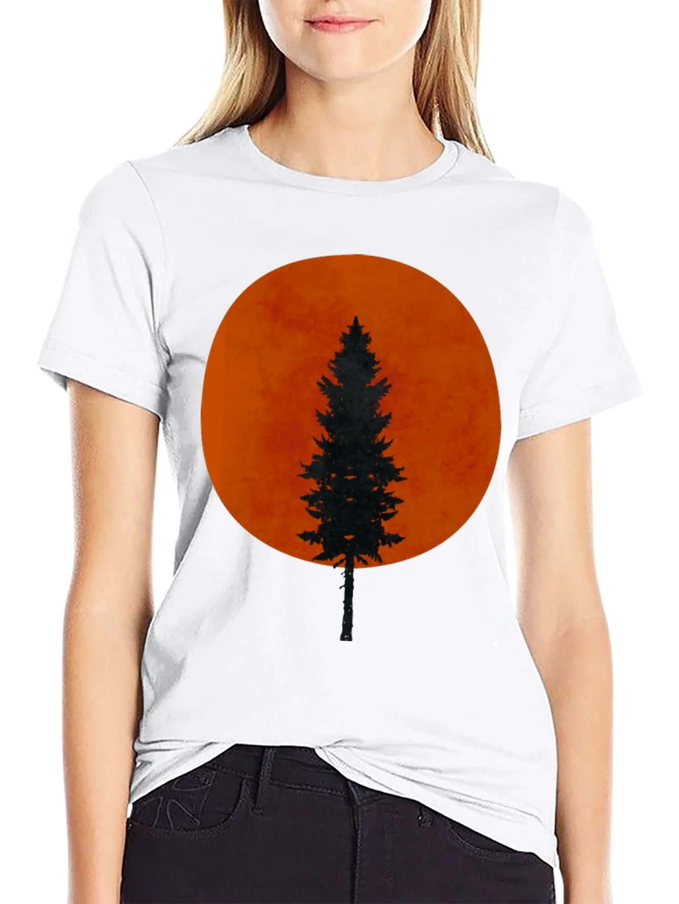 Silhouette Tree Black T-Shirt