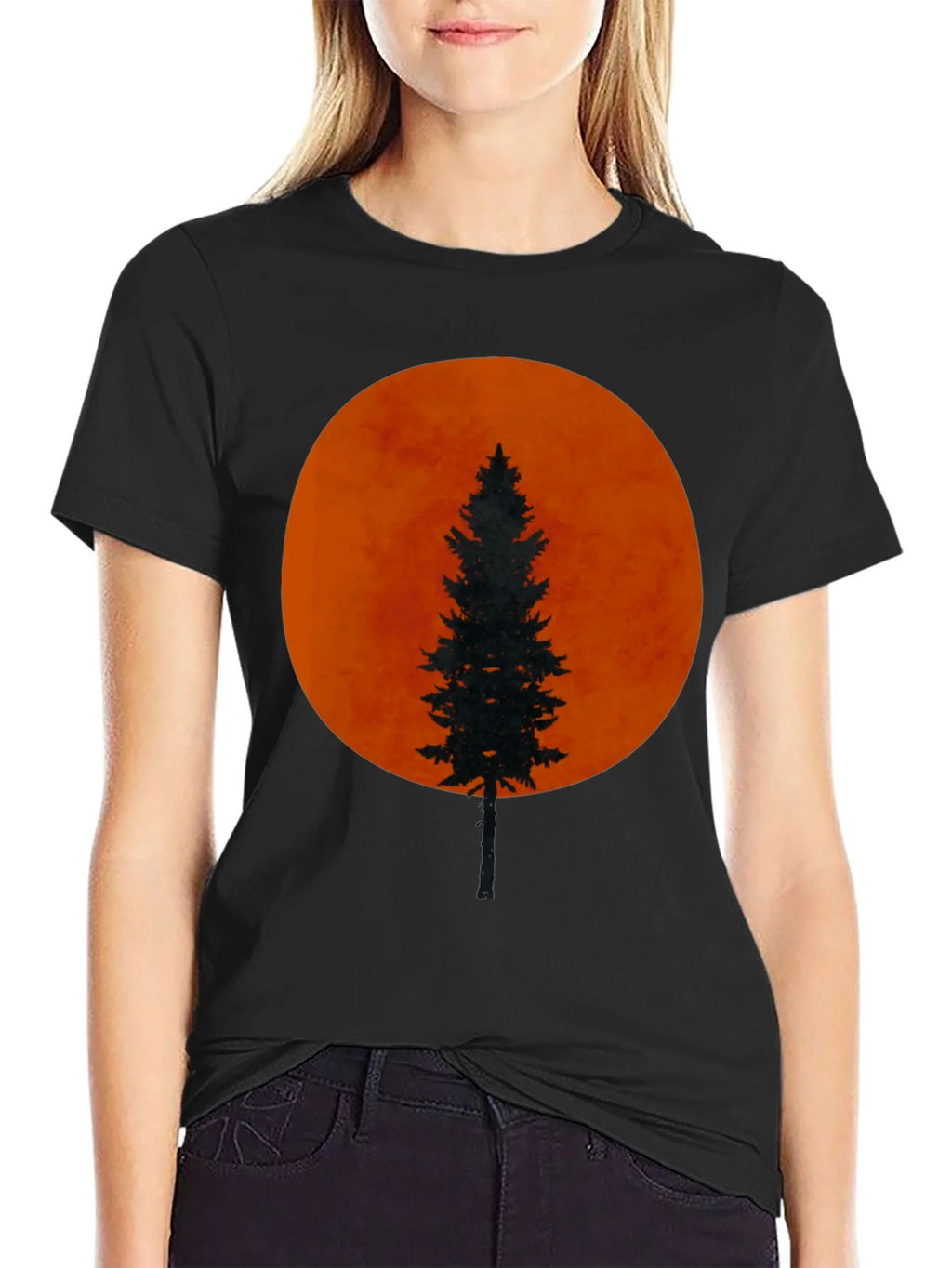 Silhouette Tree Black T-Shirt