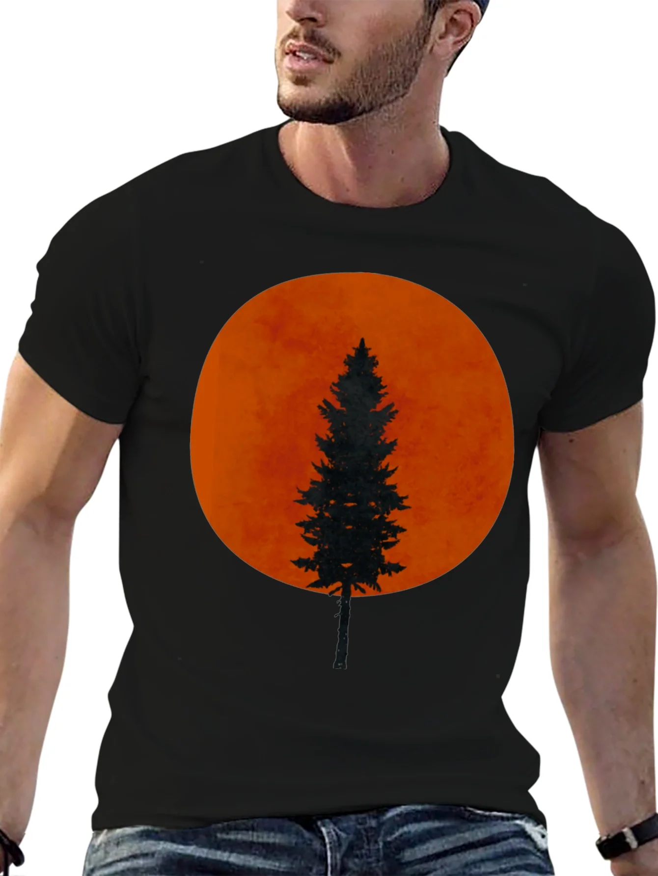 Silhouette Tree Black T-Shirt