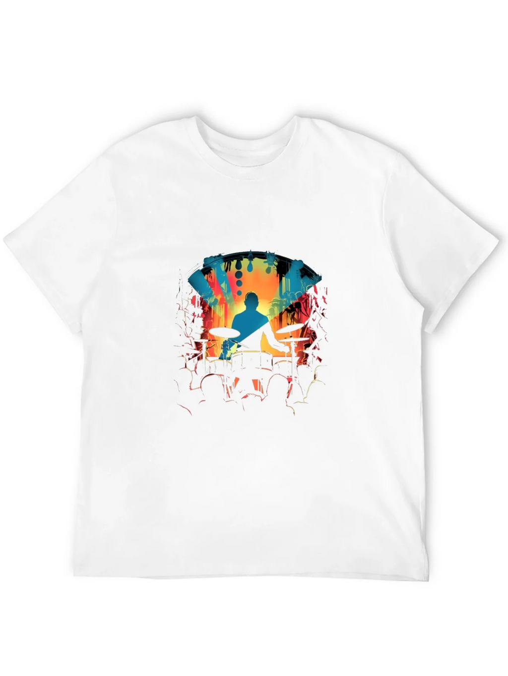 Drummer Concert Graphic Tee