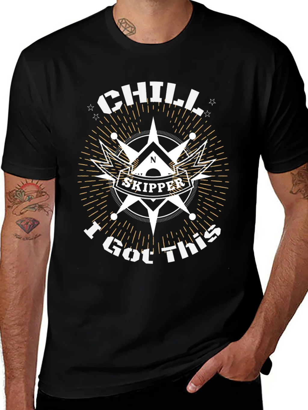 Chill Skipper T-Shirt - I Got This Design