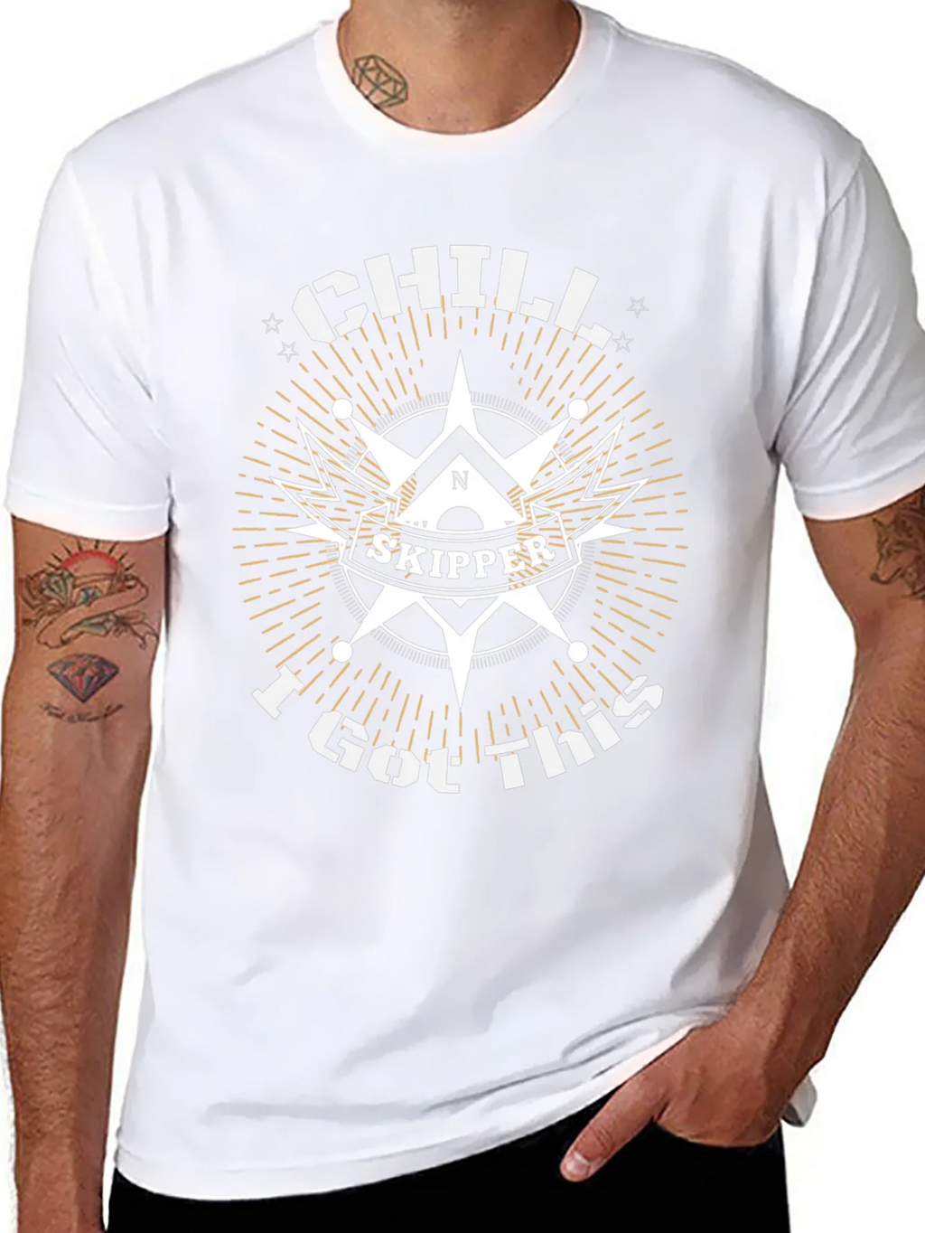 Chill Skipper T-Shirt - I Got This Design