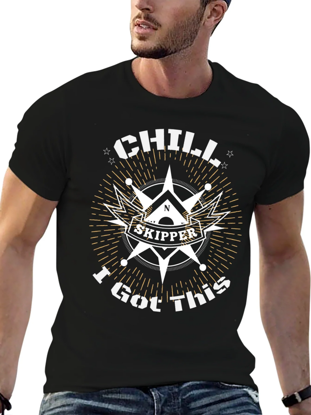 Chill Skipper T-Shirt - I Got This Design