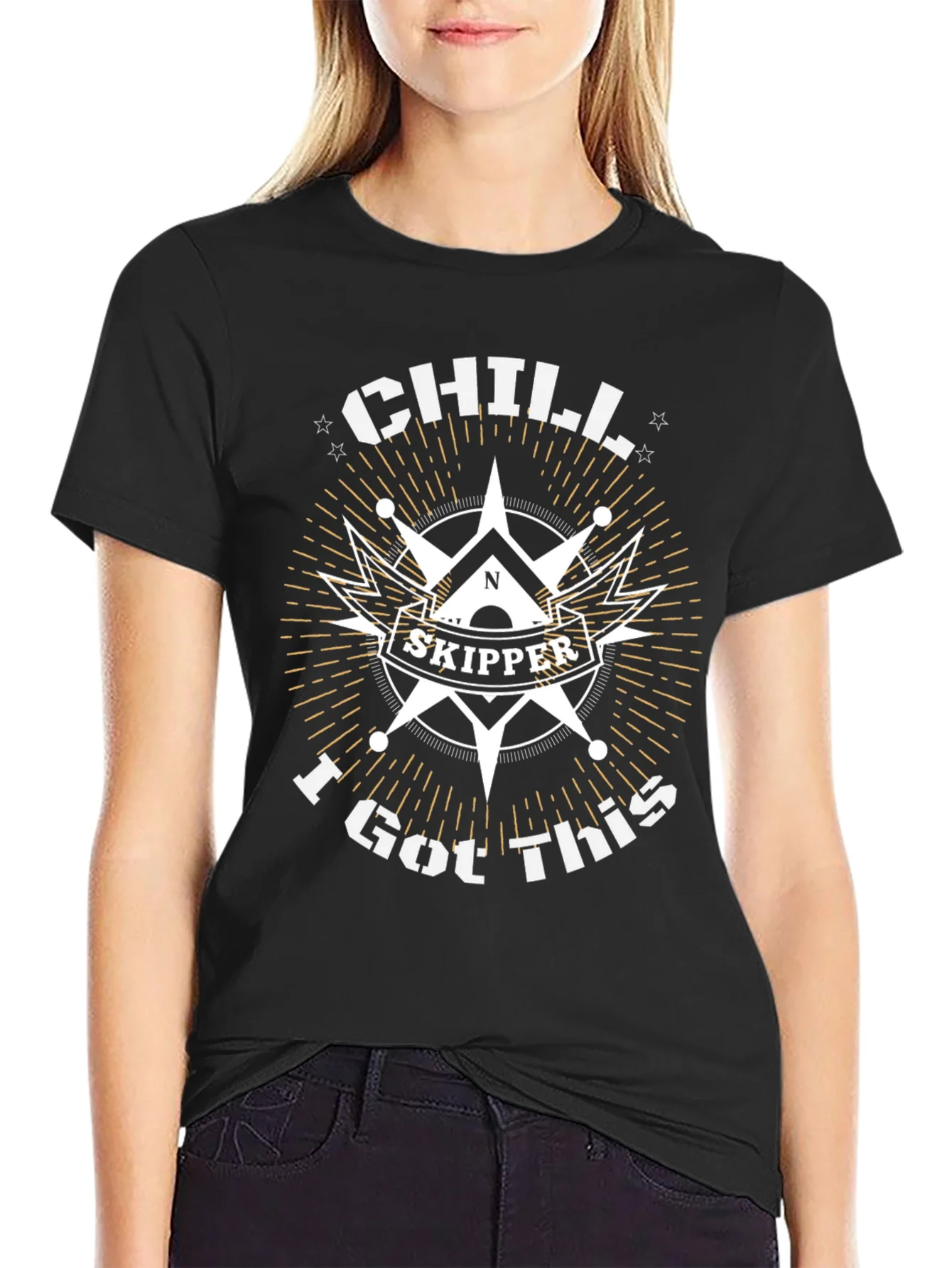 Chill Skipper T-Shirt - I Got This Design