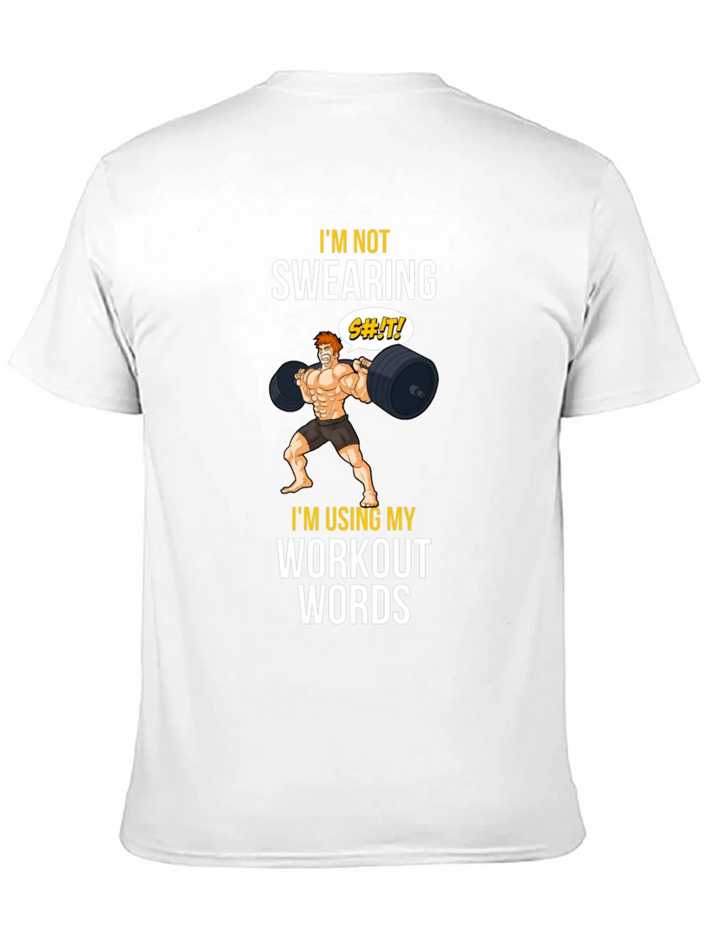 Workout Words Graphic Tee - Black