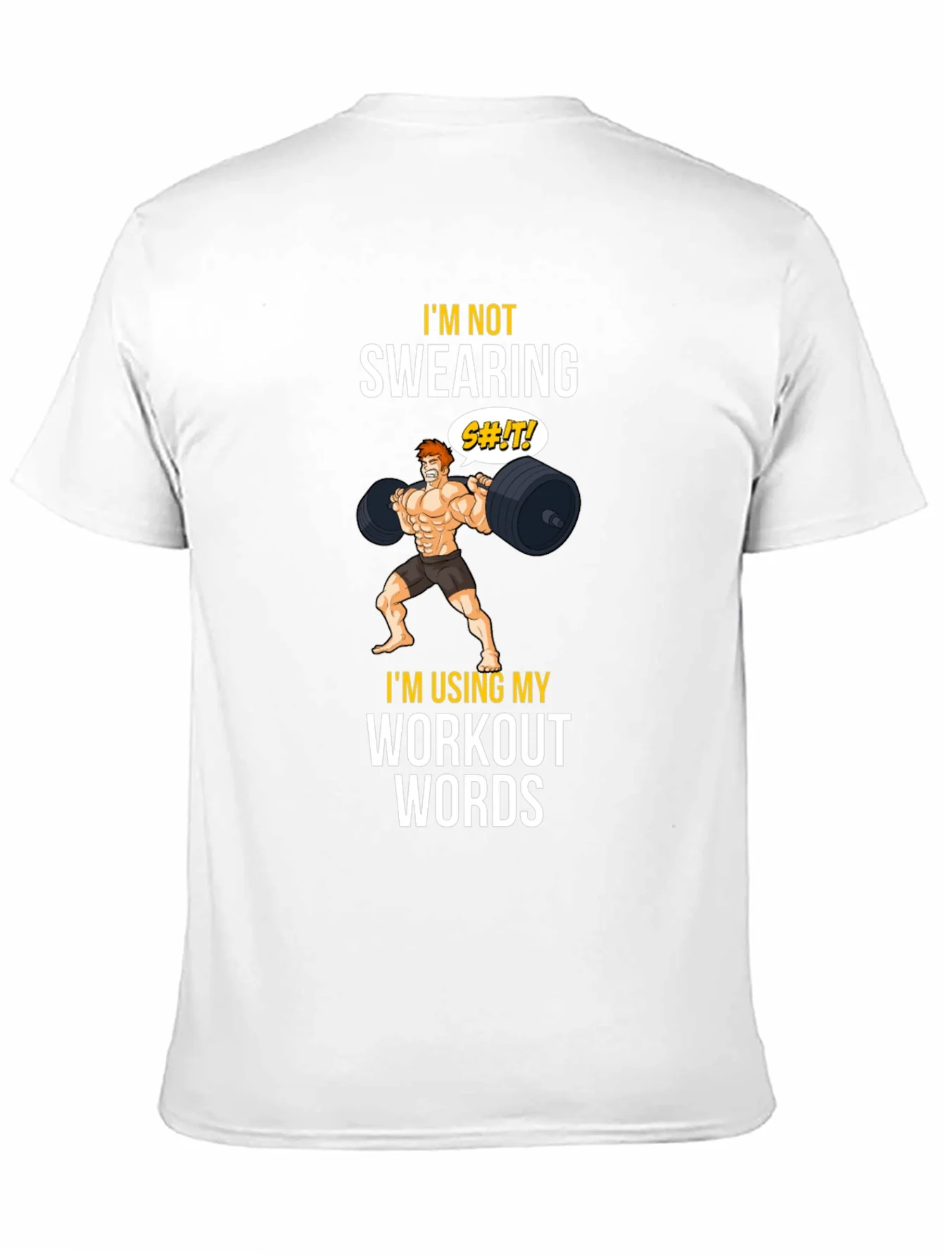 Workout Words Graphic Tee - Black
