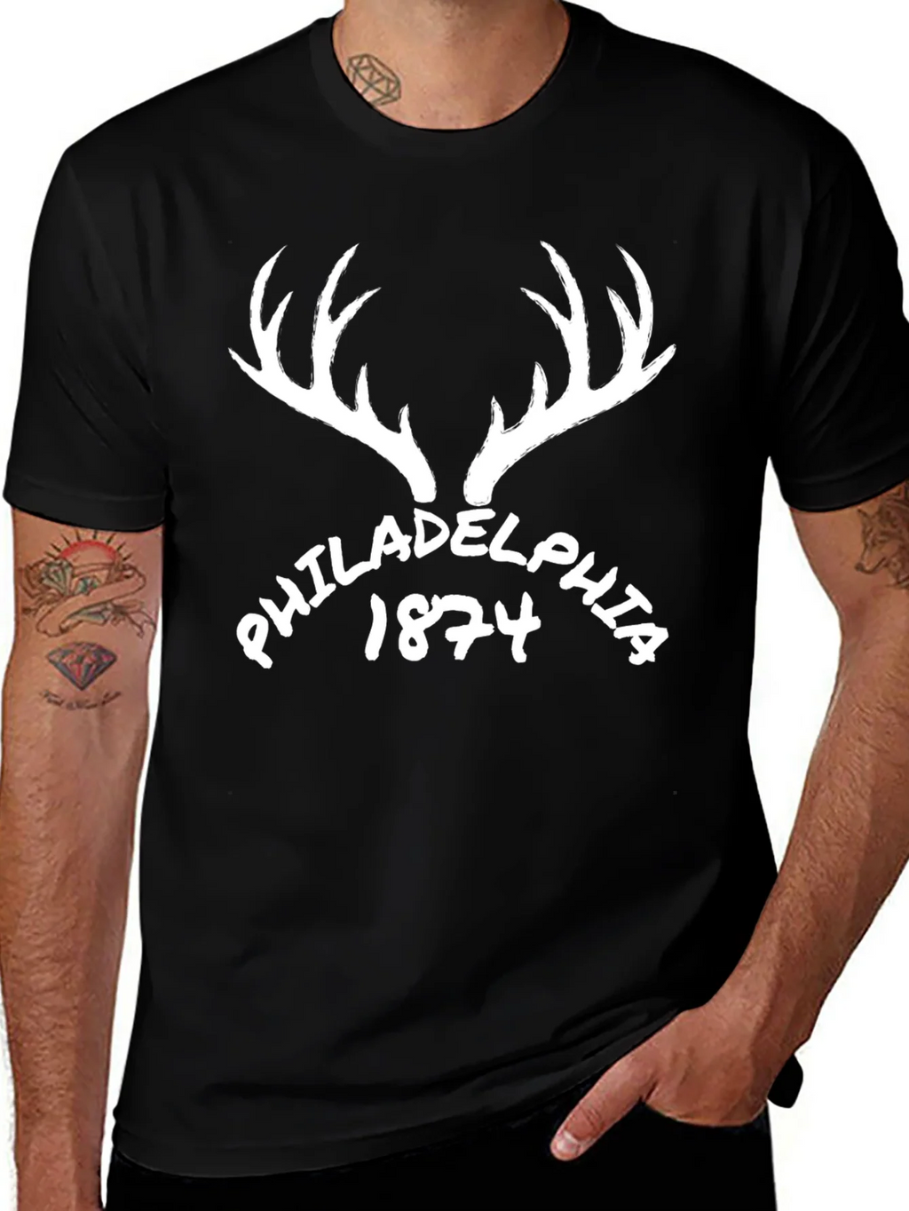 Philadelphia 1874 Antler Graphic Tee