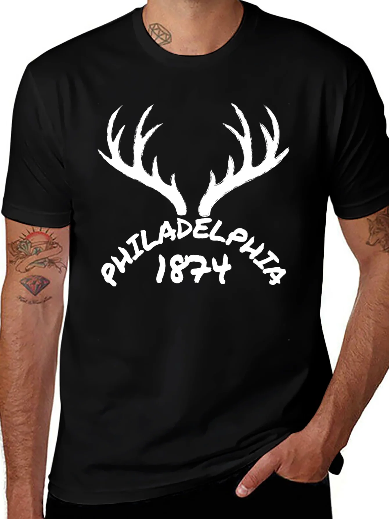 Philadelphia 1874 Antler Graphic Tee