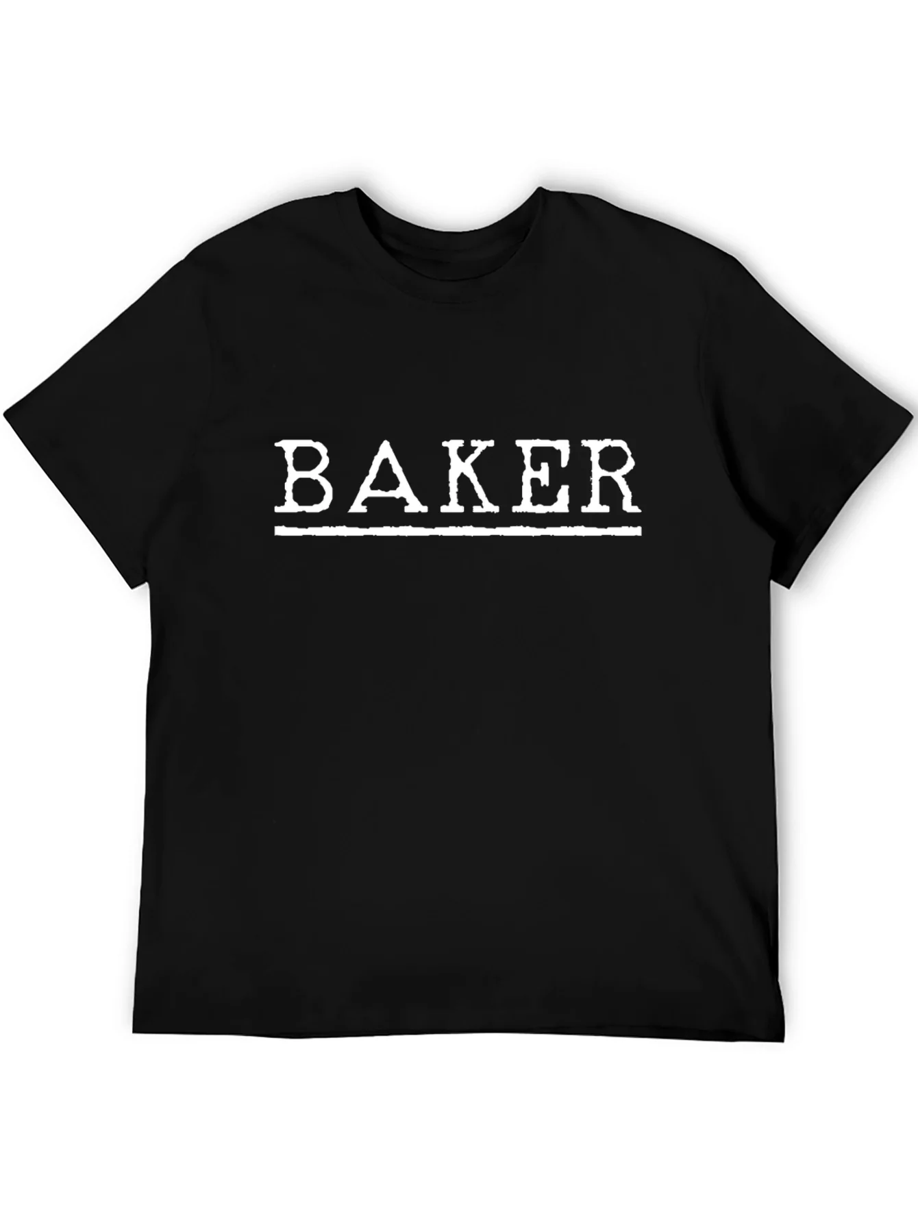 Baker T-Shirt - Black Graphic Tee