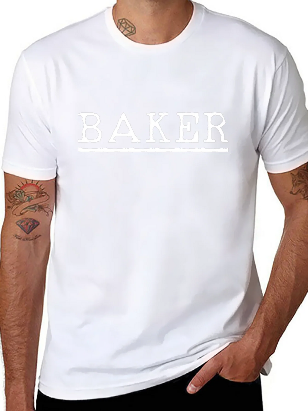 Baker T-Shirt - Black Graphic Tee