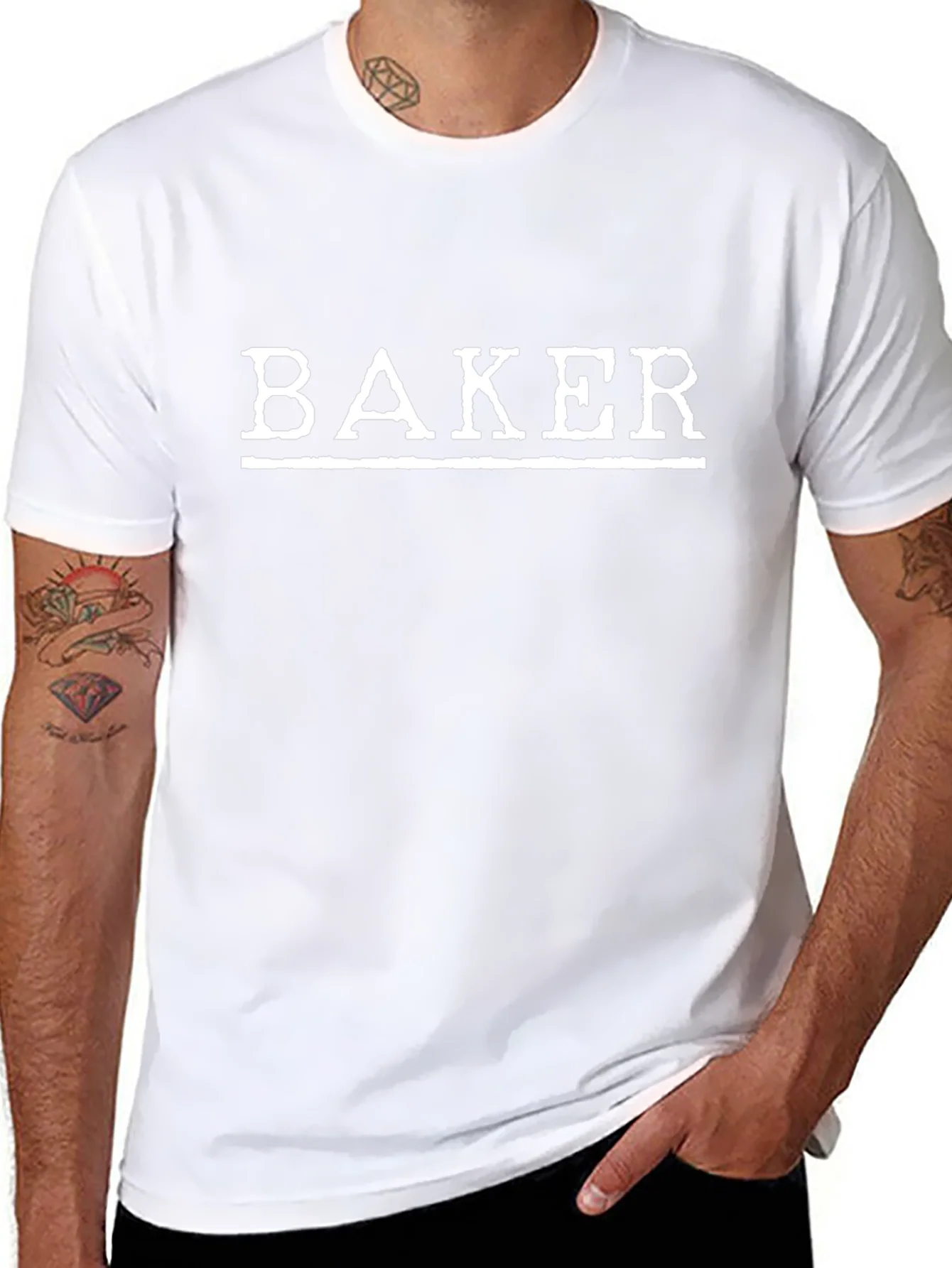 Baker T-Shirt - Black Graphic Tee