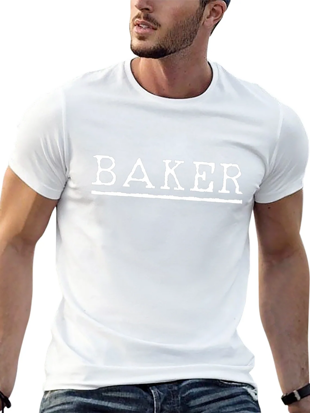Baker T-Shirt - Black Graphic Tee