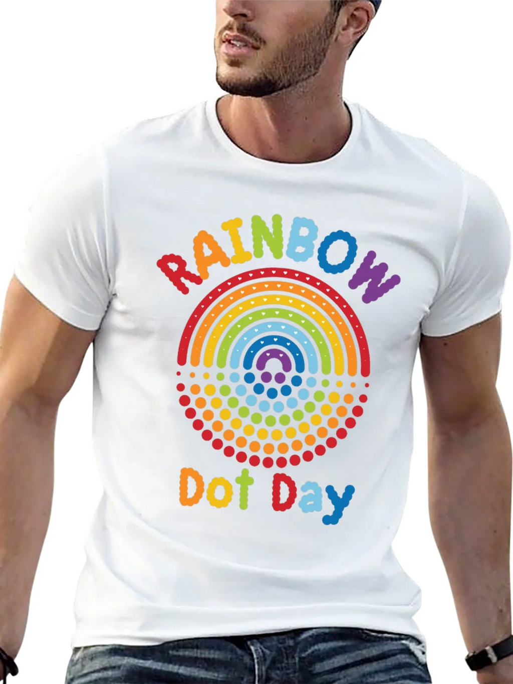 Rainbow Dot Day T-Shirt