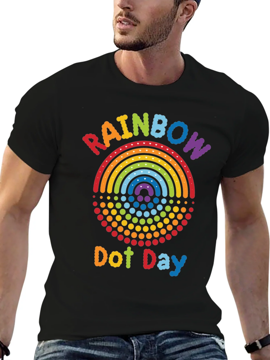Rainbow Dot Day T-Shirt