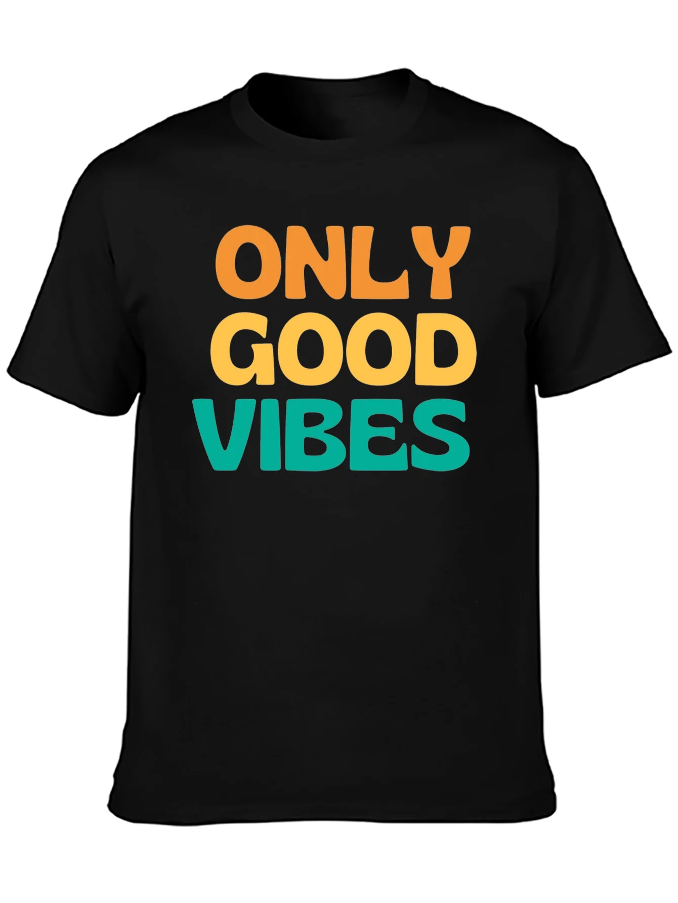 Only Good Vibes T-Shirt - Positive Message Tee