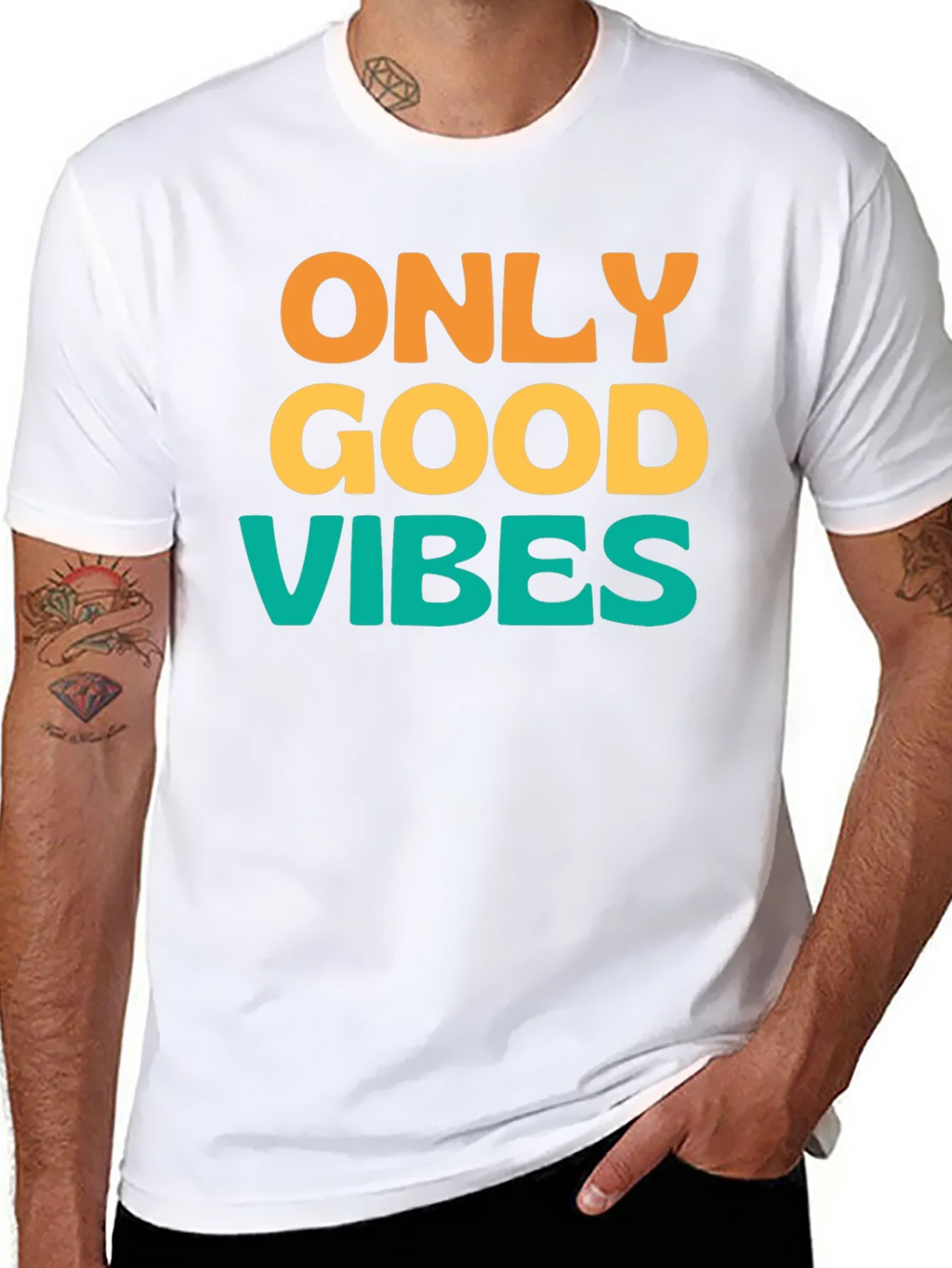 Only Good Vibes T-Shirt - Positive Message Tee