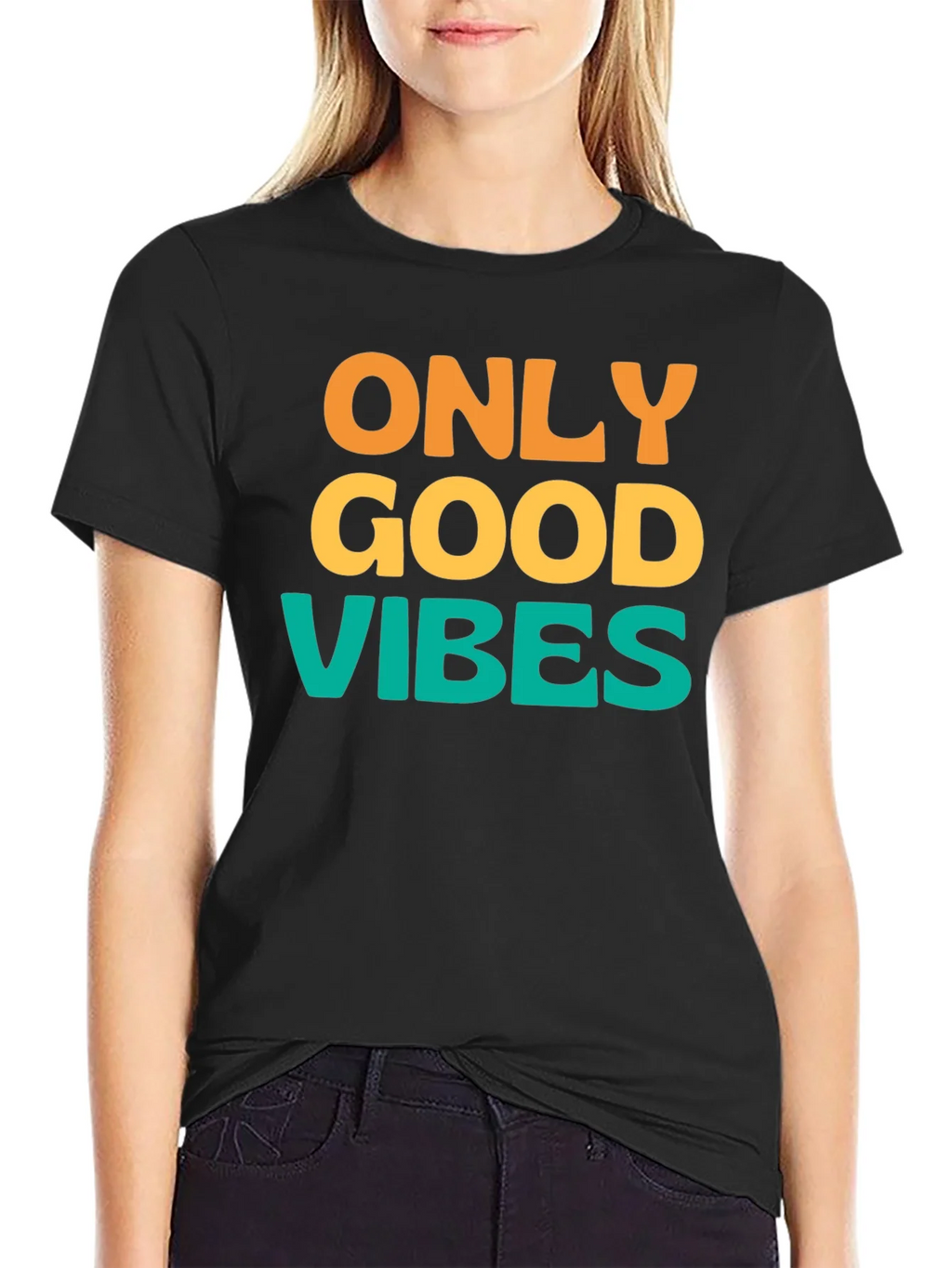 Only Good Vibes T-Shirt - Positive Message Tee