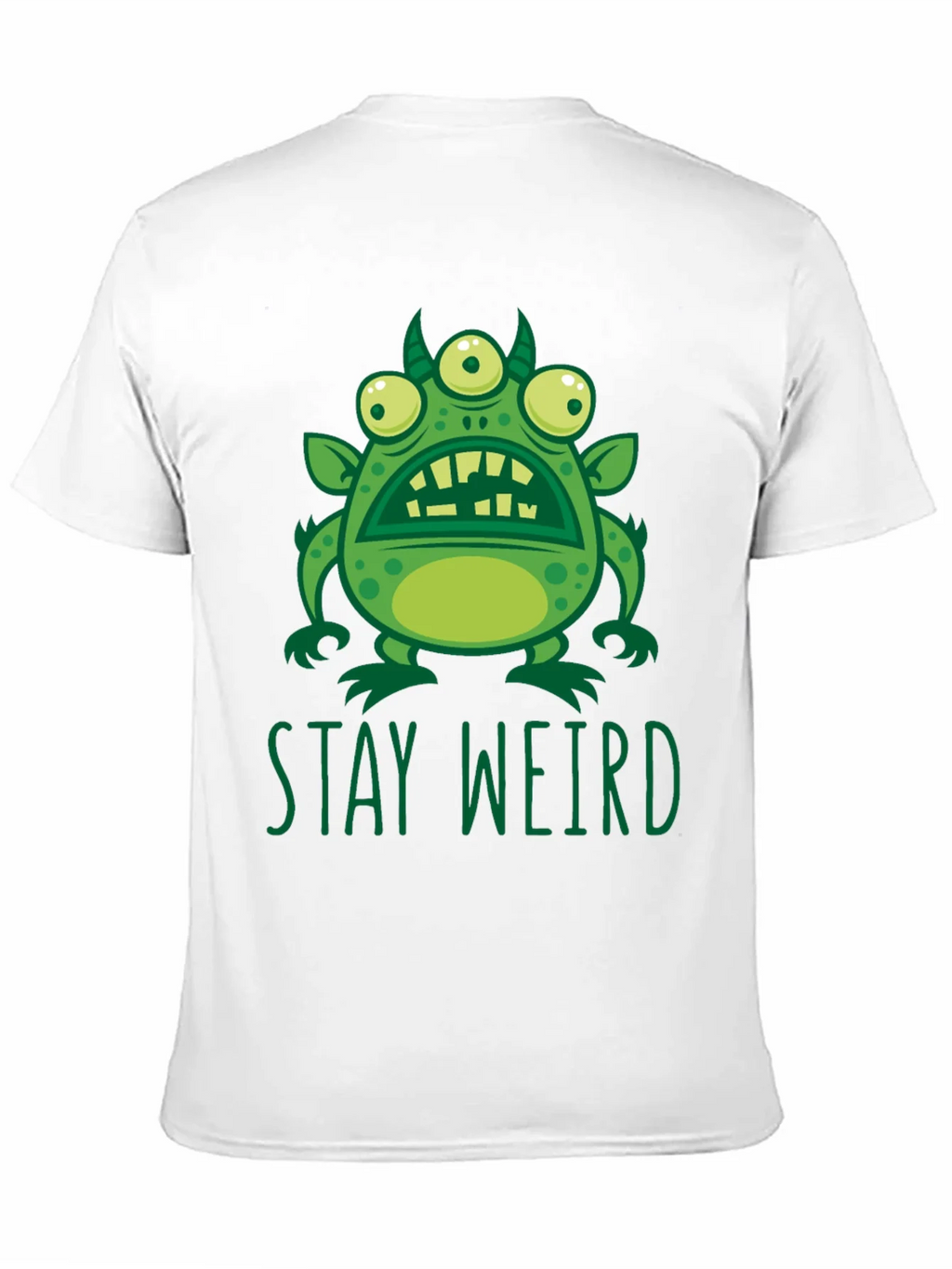 Stay Weird Graphic Tee - Mens Black T-Shirt